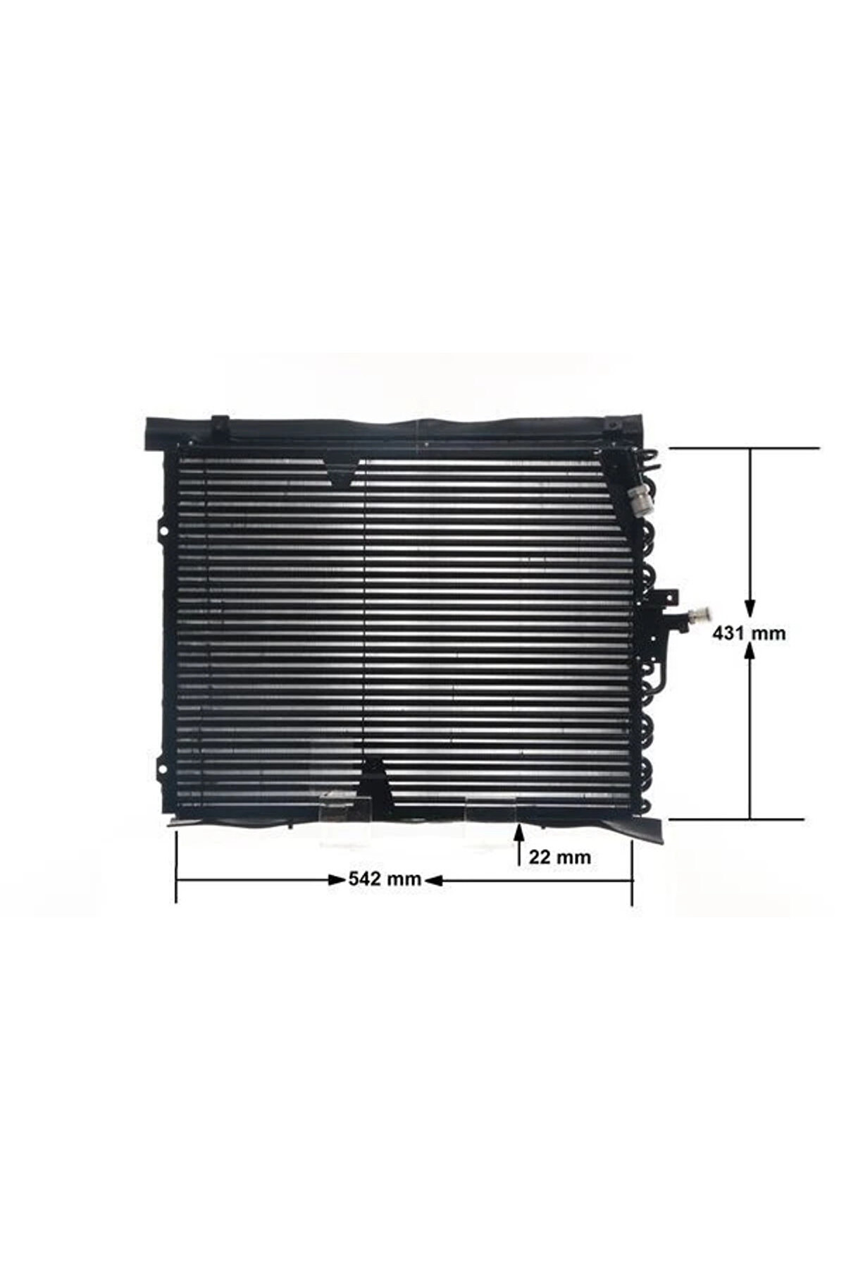 KLIMA RADYATORU MERCEDES W124 S124 C124 A1248301070