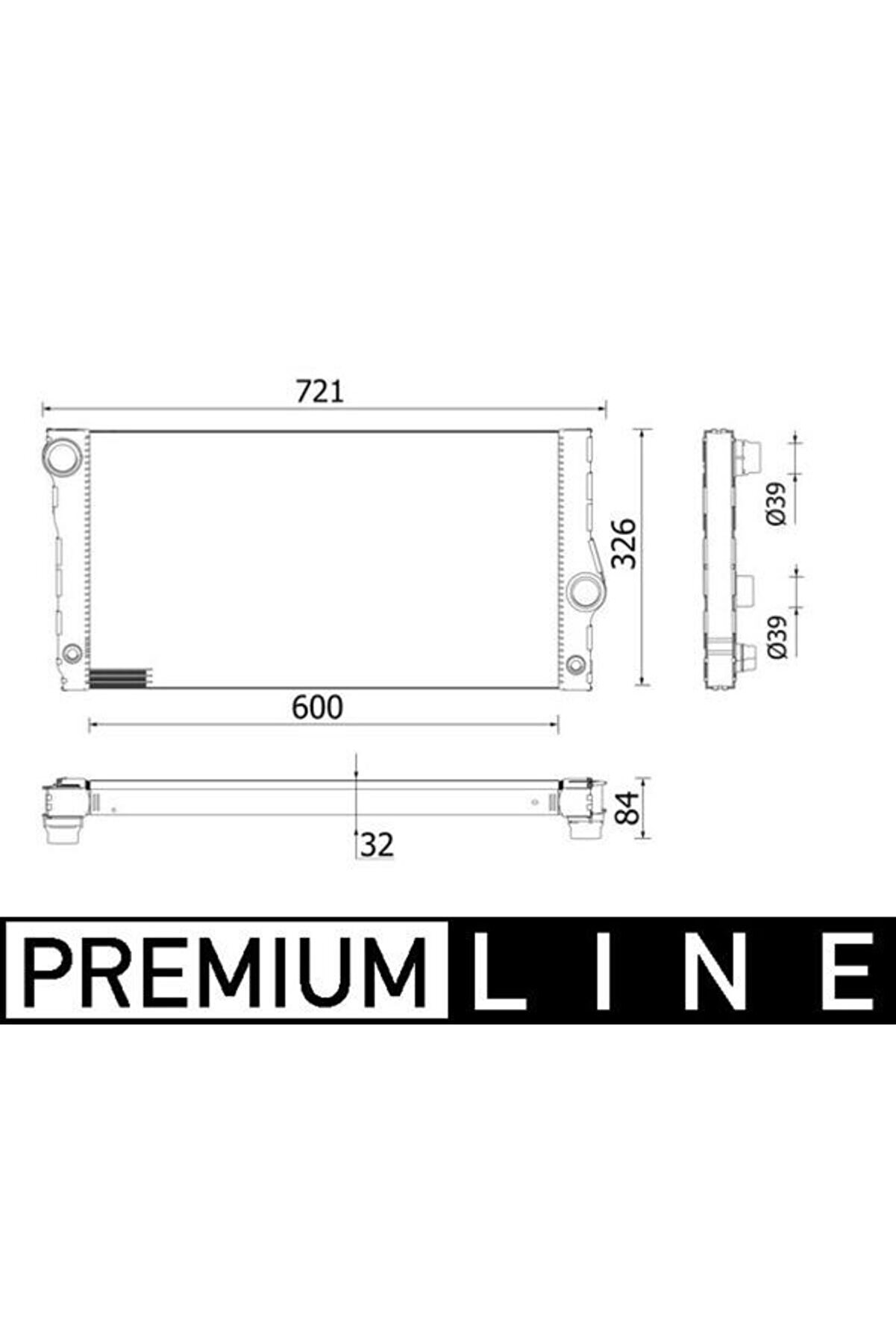 MOTOR SU RADYATORU PREMIUM LINE BMW N55 B30 F10 F11 F07 Uyumlu