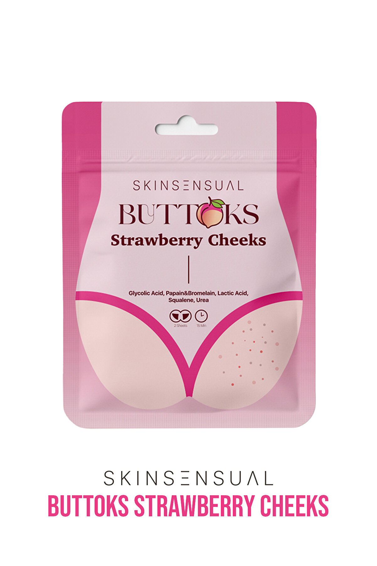Skin Sensual Buttoks Strawberry Cheeks Vücut Maskesi | 2 Parça