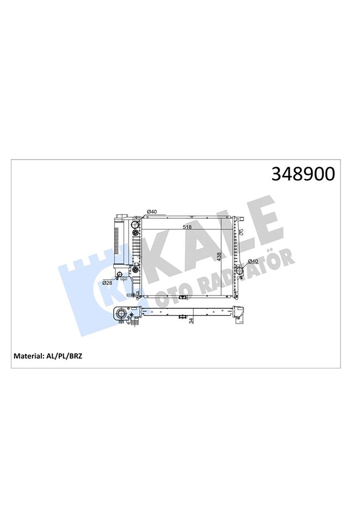 MOTOR SU RADYATORU OTM/SANZ KLIMALI BMW M20 M50 E34