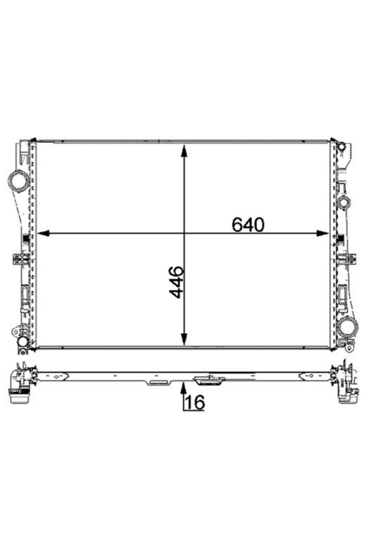 MOTOR SU RADYATORU MERCEDES W205 S205 C205 A205 W213 C238 A238 A0995002203