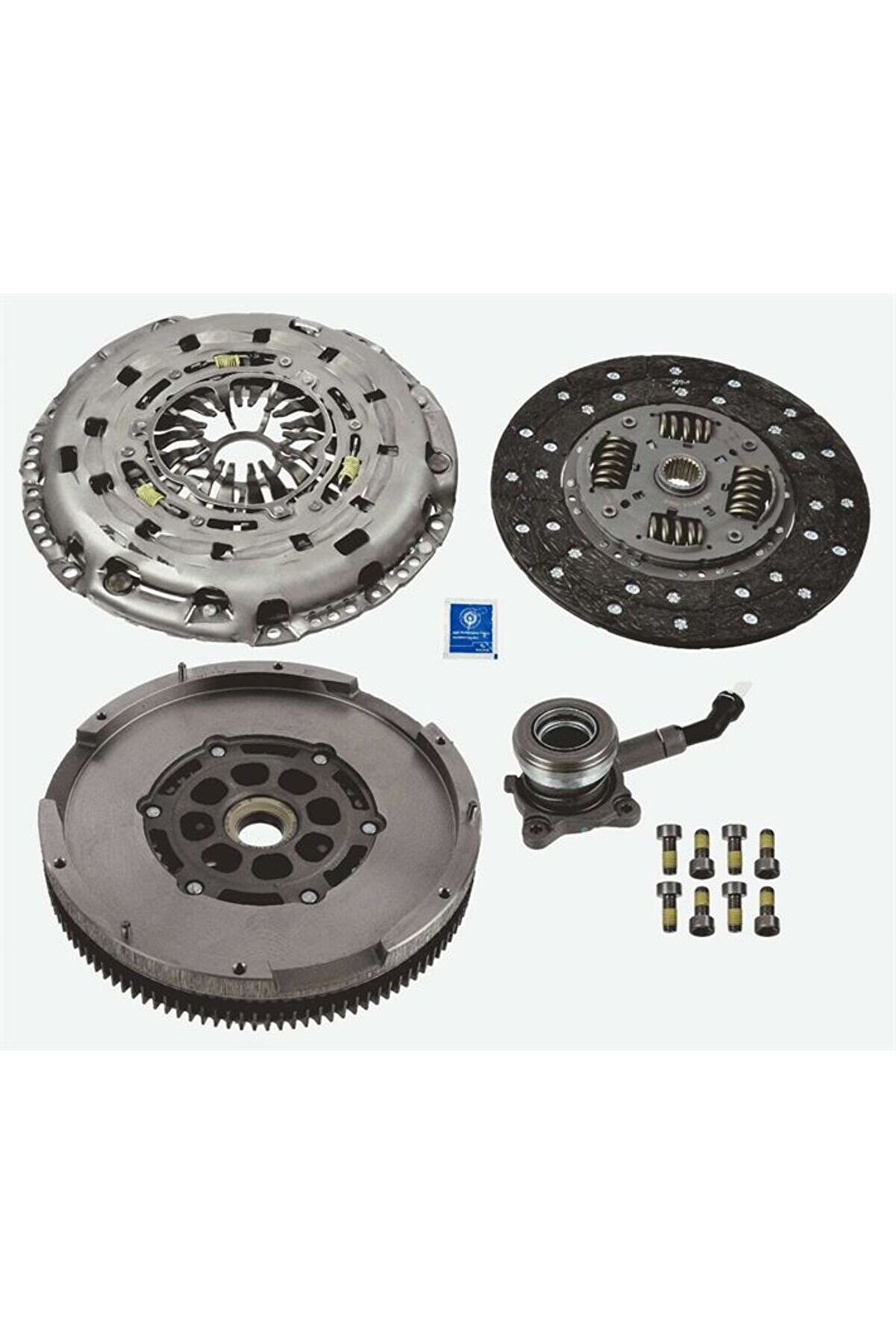 DEBRİYAJ SETİ 4 LU KIT VOLAN-DEB SETI -RULMAN FORD TRANSIT CUSTOM 2.2TDCI 125PS Uyumlu