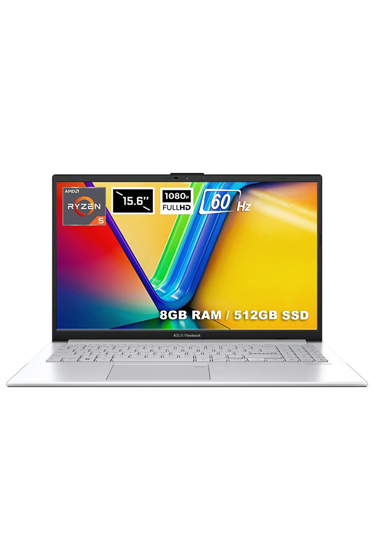 Vivobook Go 15 E1504FA-BQ1741 AMD R5-7520U 8GB LPDDR5 512GB SSD 15.6¨ Full HD 60Hz FreeDos