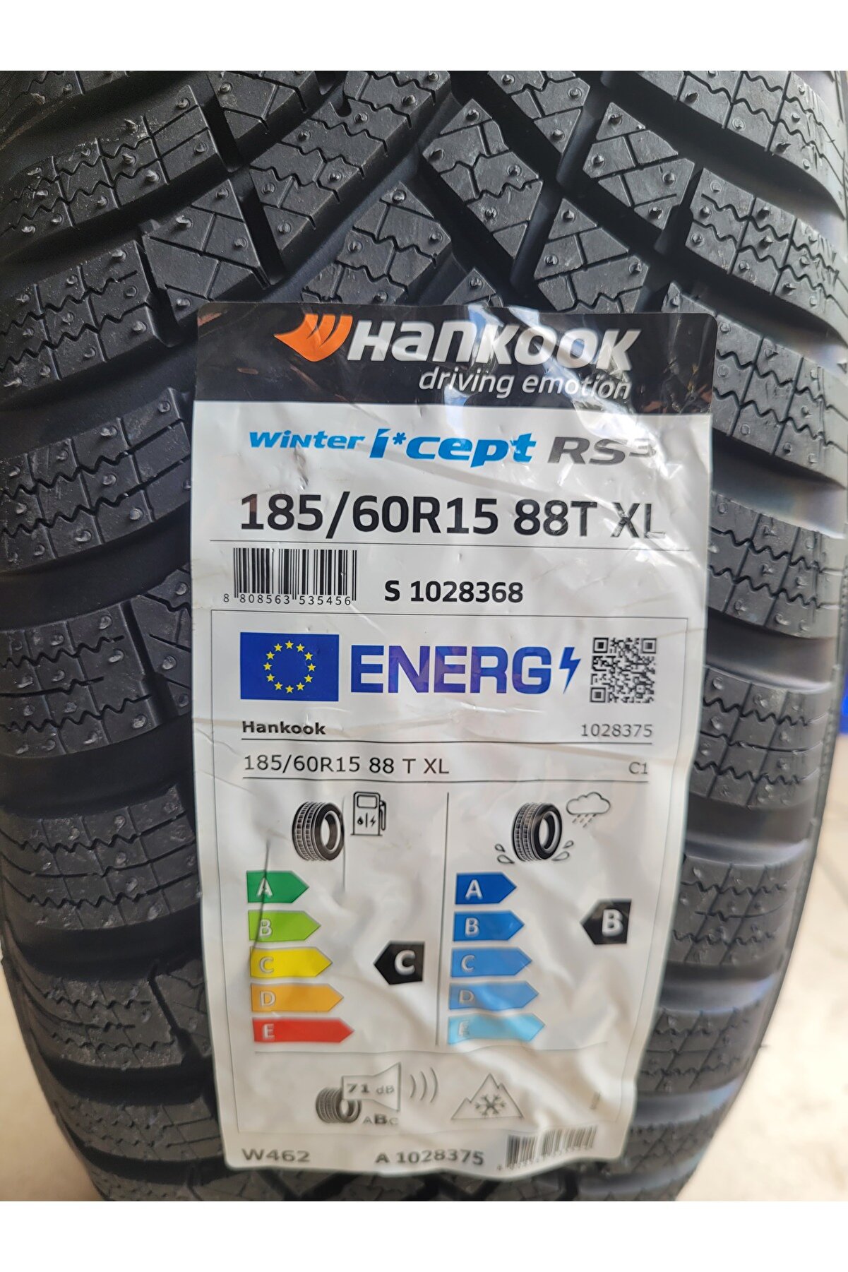 185/60R15 Winter I-cept RS3 W462 88T XL Set Olarak(4 ADET) 2025 Üretim