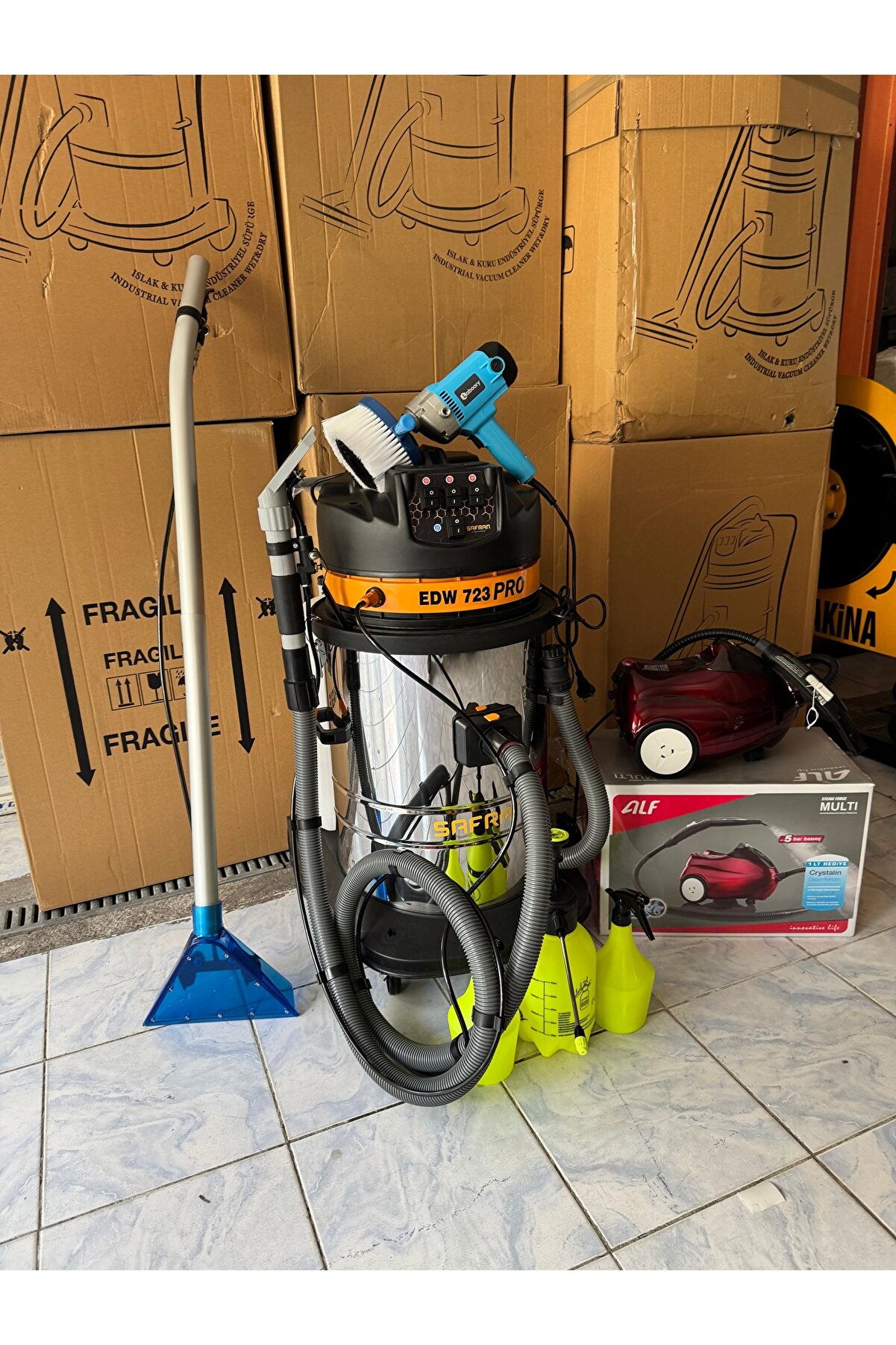 Koltuk ve Halı yıkama Buhar yıkama seti