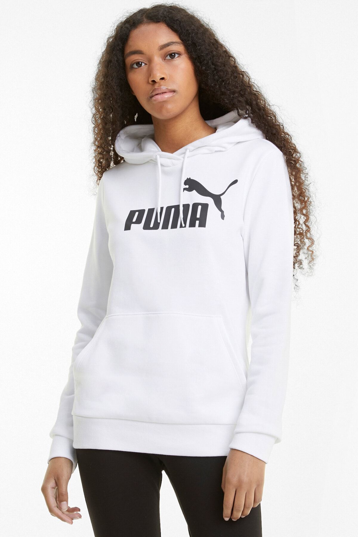Puma Ess Logo Hoodie Tr Kadın Kapüşonlu Sweatshirt