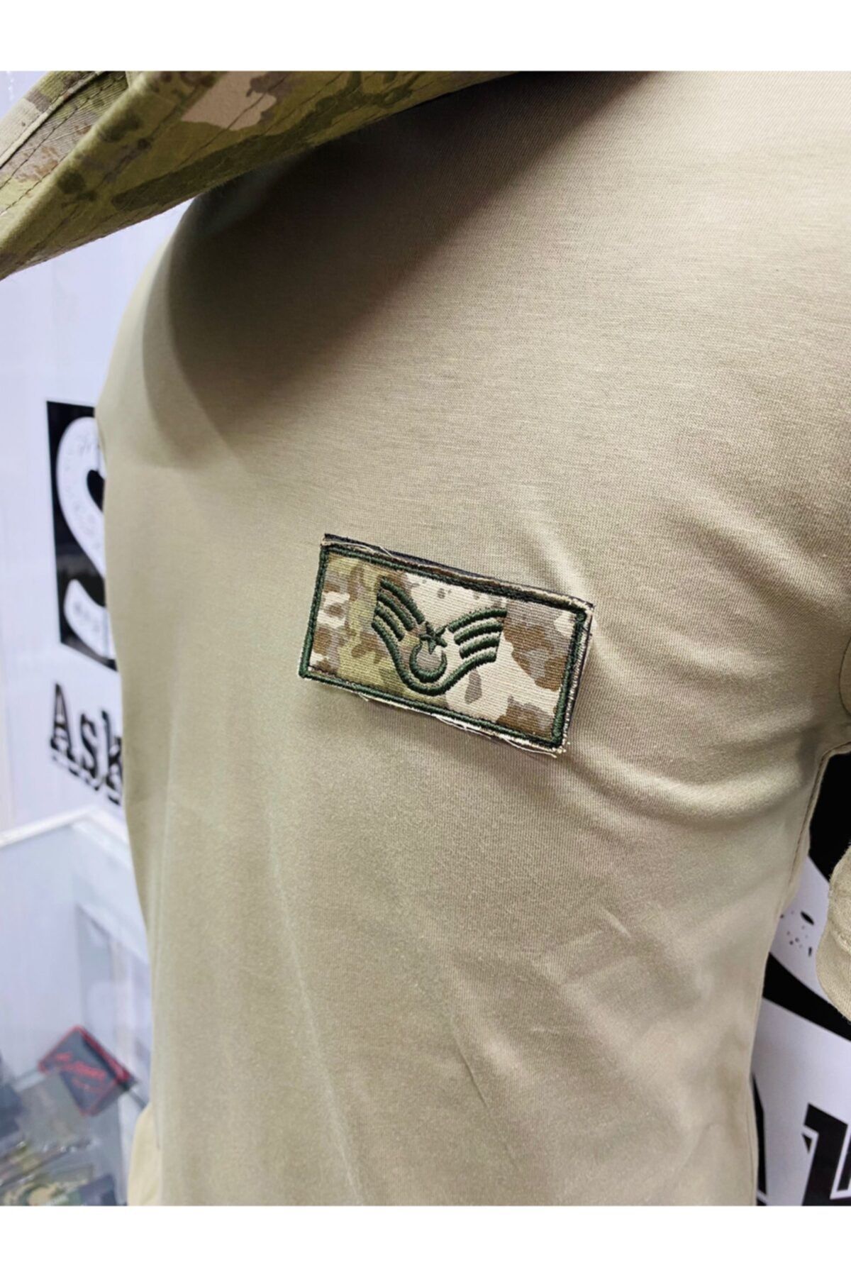 Silyon Askeri Giyim Yeni Piyade Cırtlı Komando T-shirt