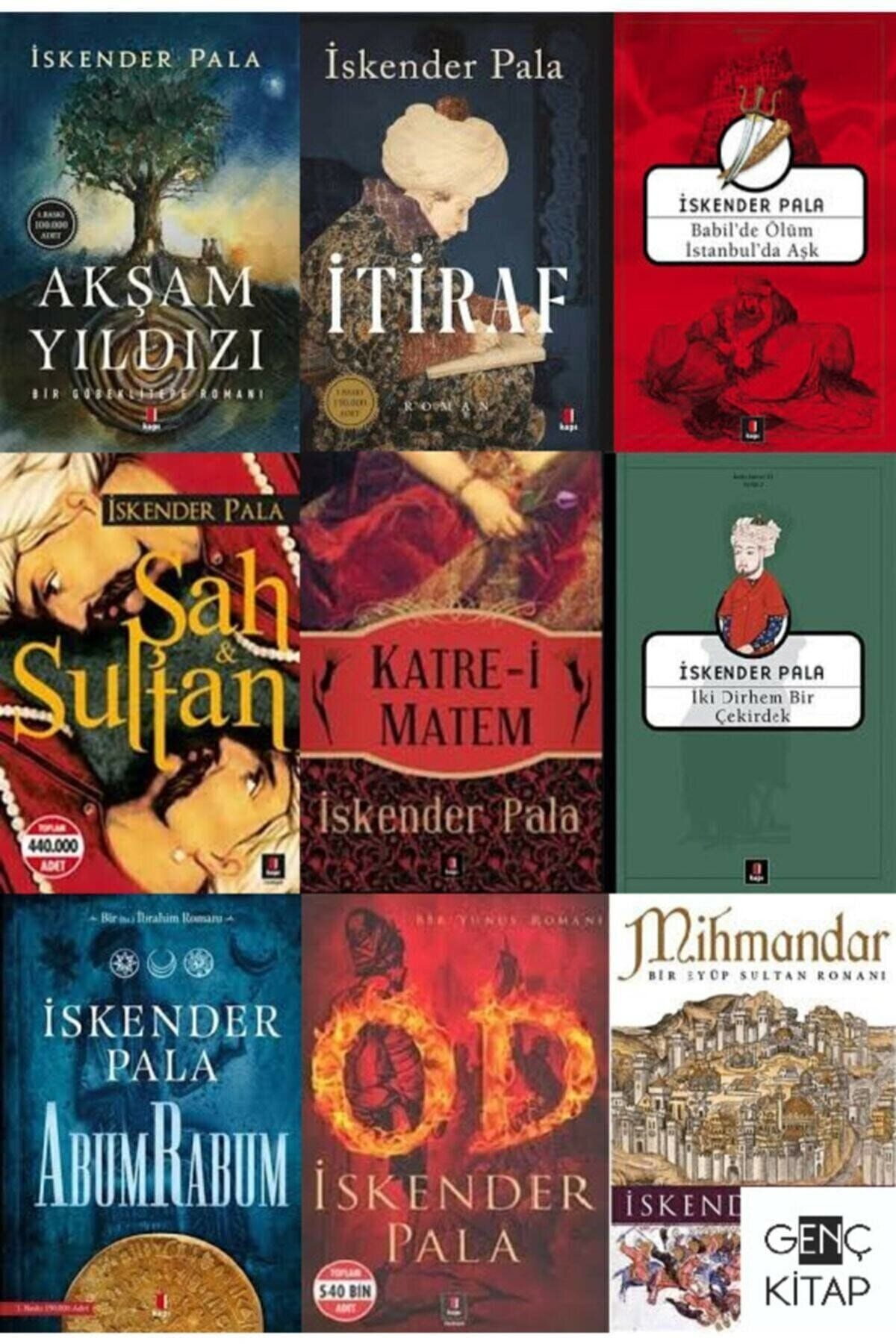 Türk Dil Kurumu Iskender Pala 9 Kitap Set / Akşam Yıldızı - Itiraf - Babil'de Ölüm Istanbul'da Aşk - Od - Mihmandar