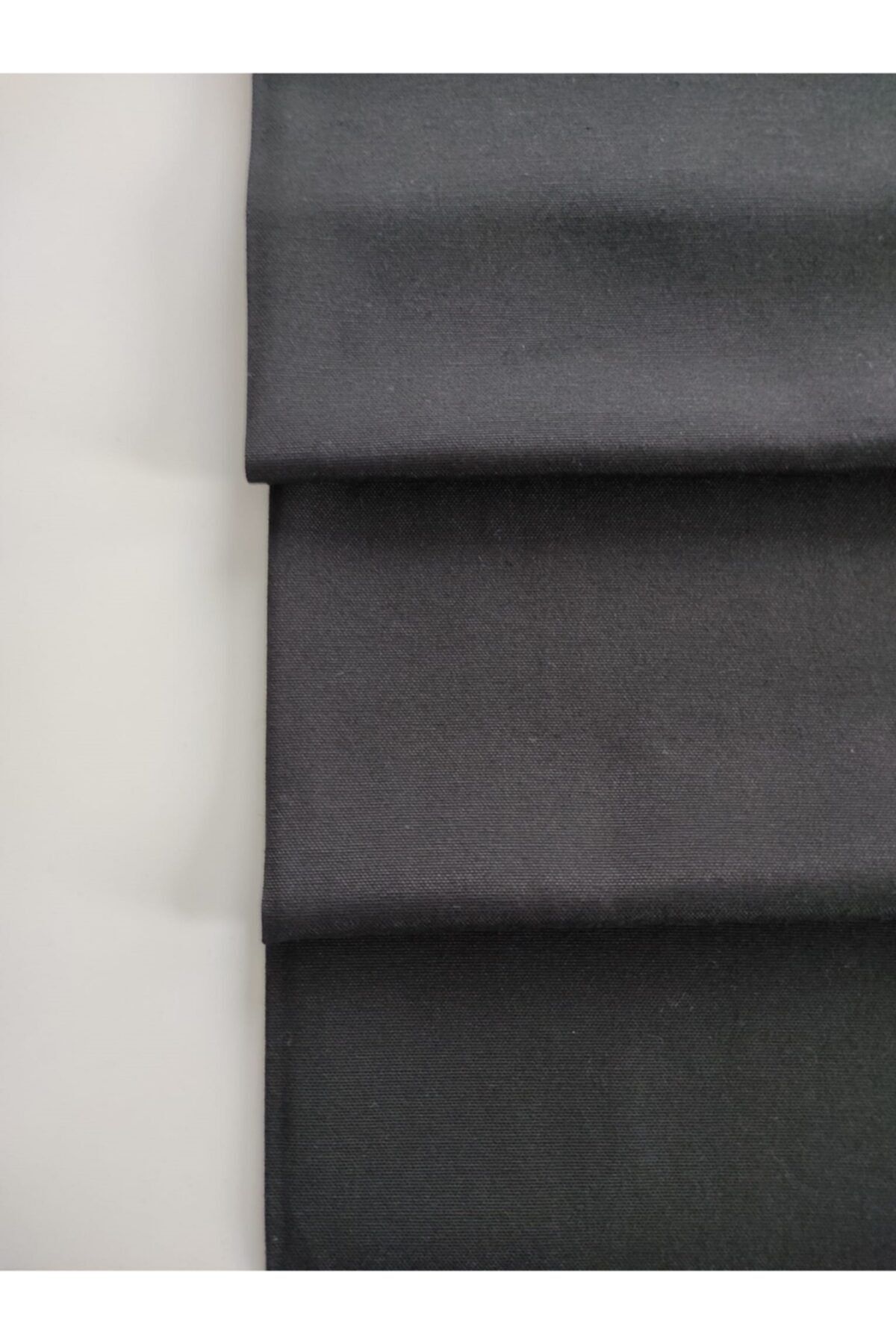 fabricorg Duck Bezi Punch Keten Kumaşı Siyah (50X180 CM)