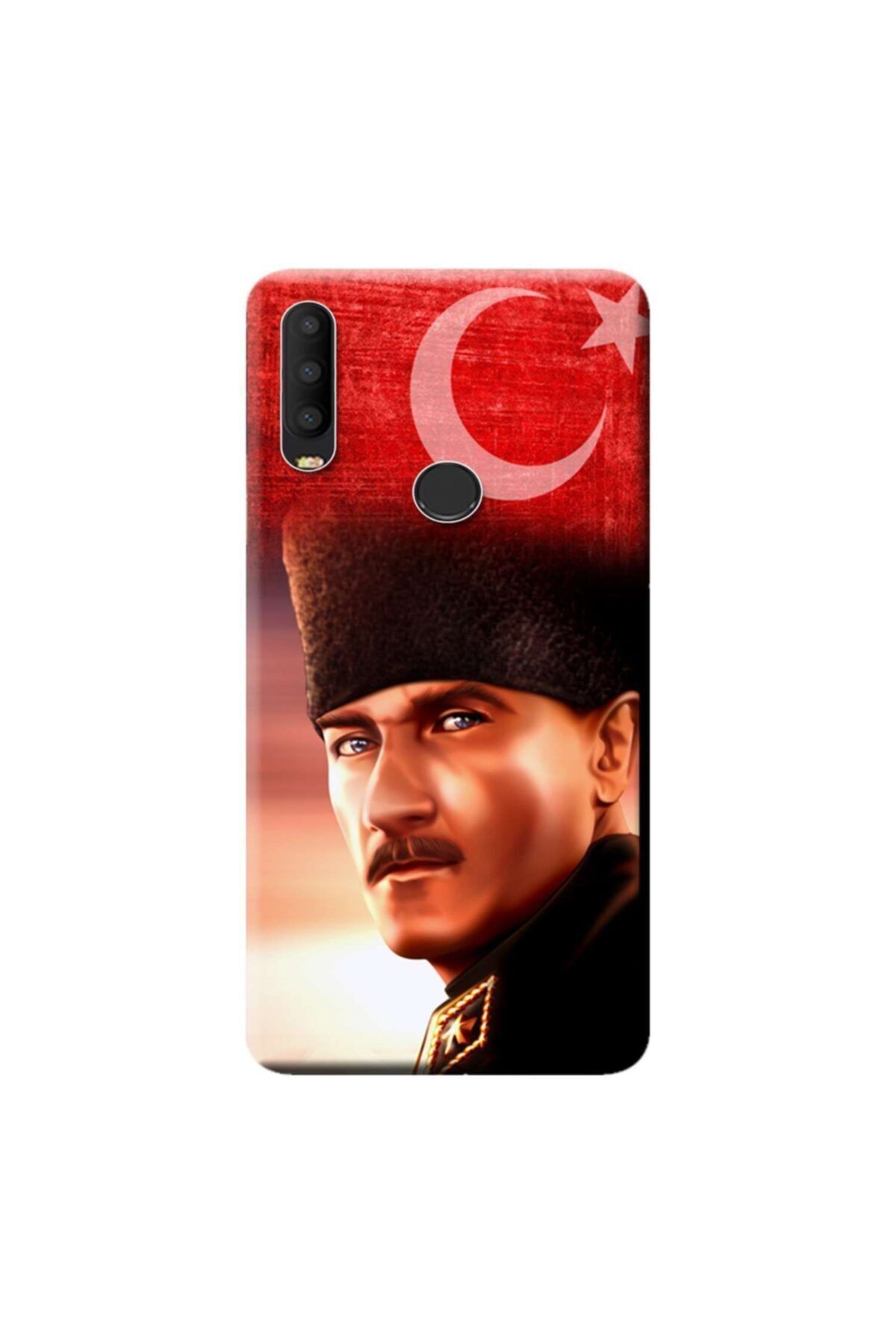 Alcatel 3x 2019 Kılıf (5048y) Baskılı Silikon Atatürk Stk:103