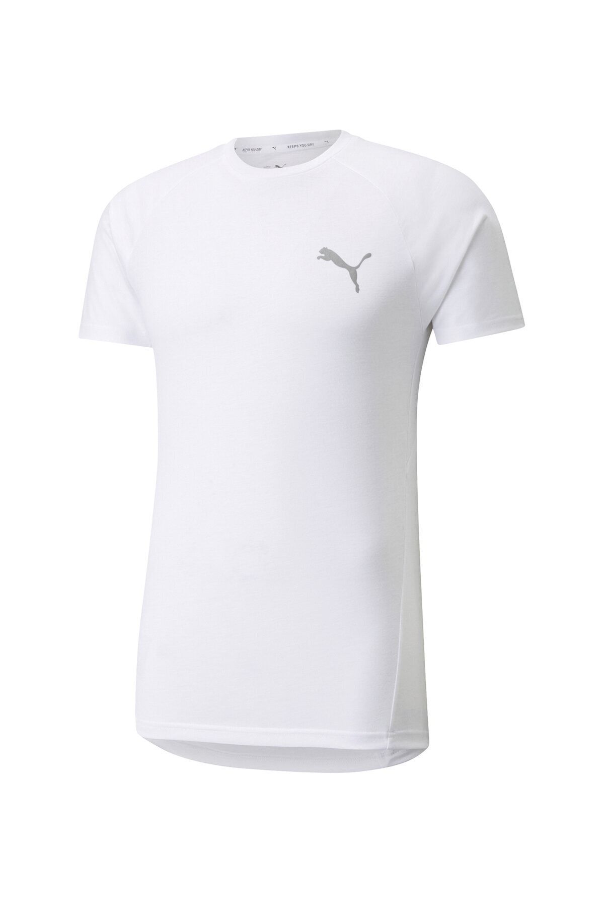 Puma Evostrıpe Tee Erkek Beyaz T-shirt - 58941702