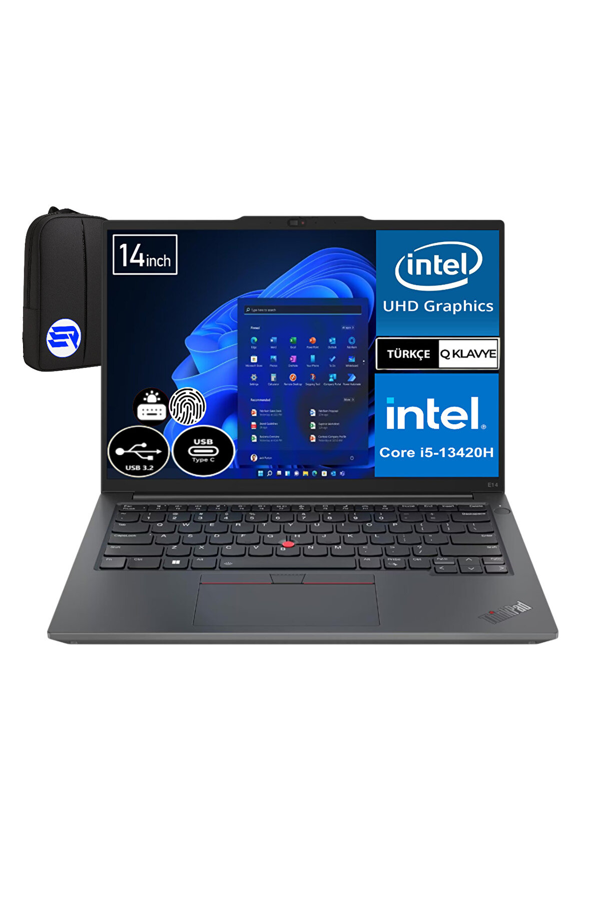 ThinkPad E14 Gen 5 21JK00LCTXEP1 i5-13420H 24GB 512GB SSD 14