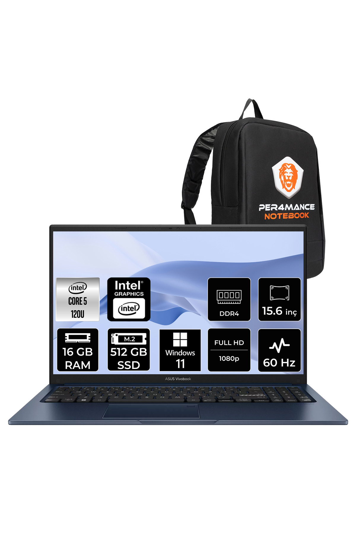 VivoBook 15 Intel Core 5 120U 16GB 512GB SSD 15.6