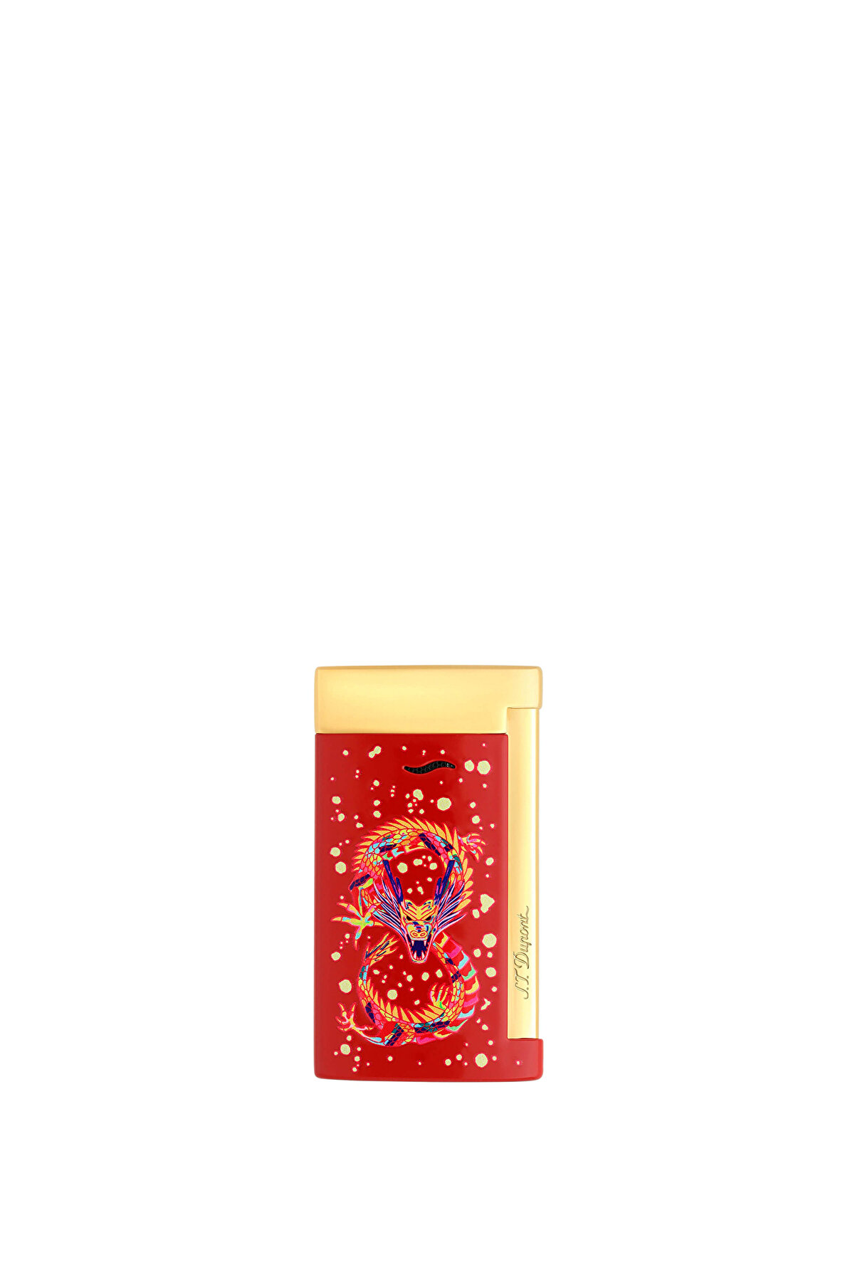Slim 7 Bordo Golden Year Of The Dragon Çakmak