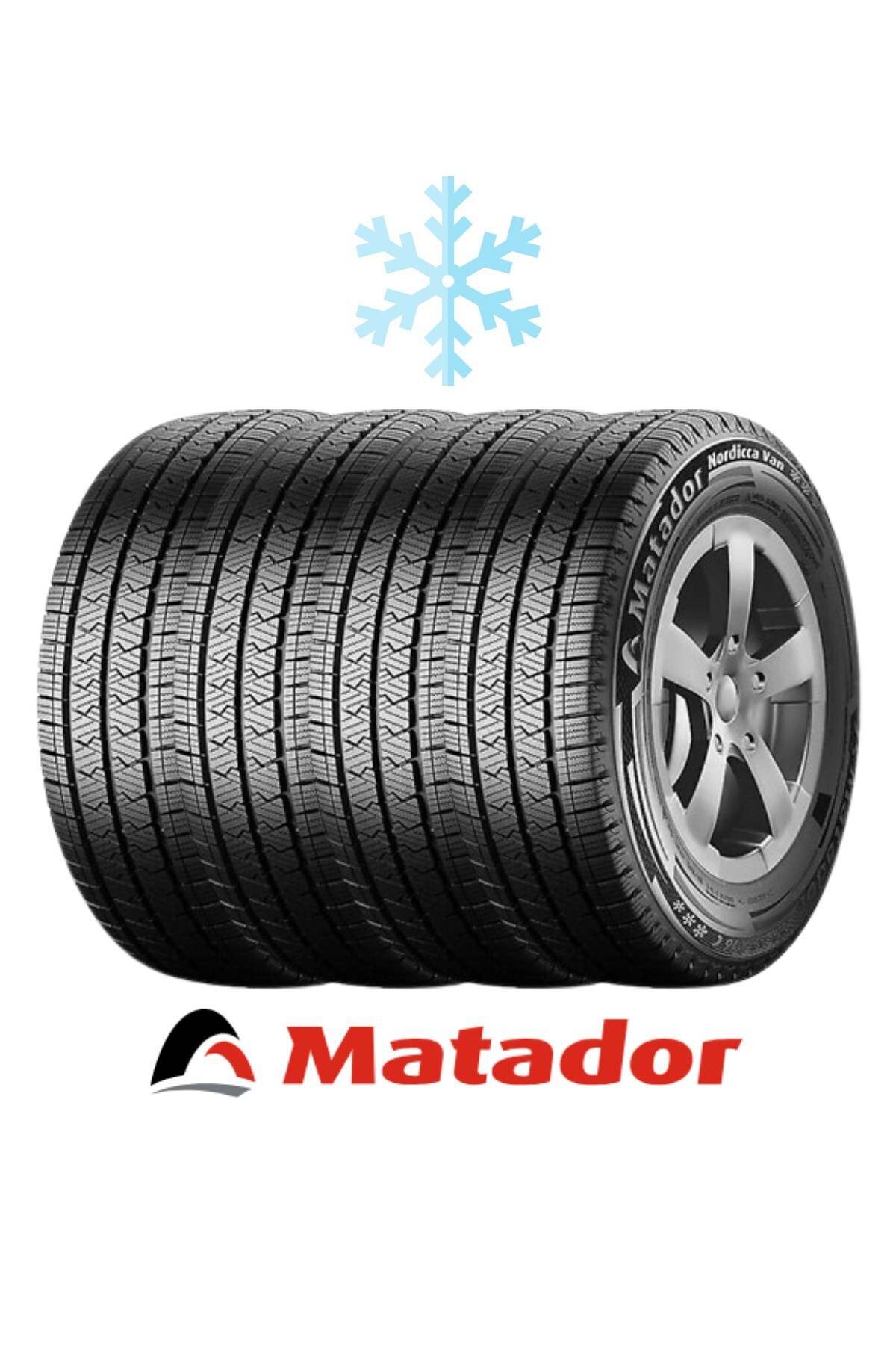 (4'LÜ TAKIM) 215/65R16C 109/107R (106T) Nordicca Van 8PR Oto Kış Lastiği (Üretim12025)