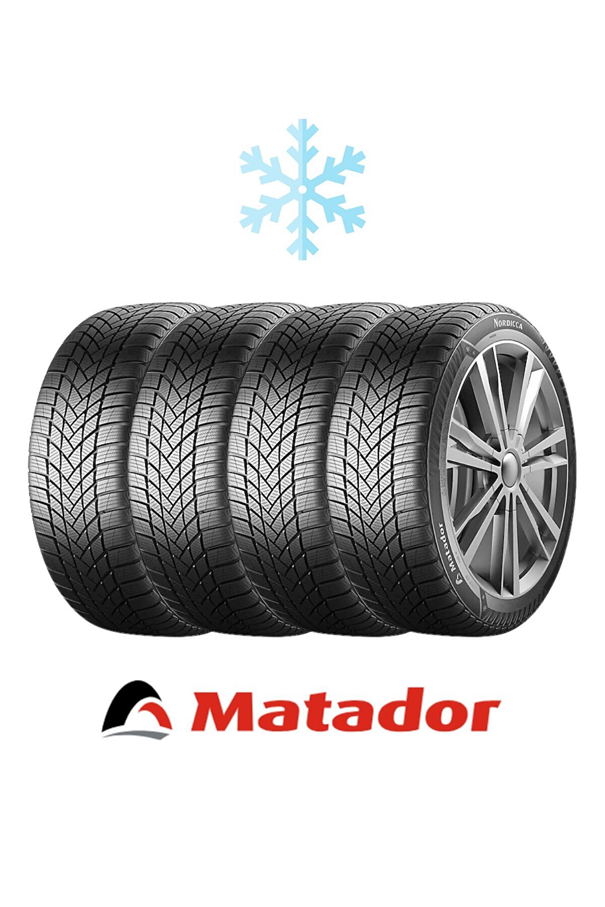 (4'LÜ TAKIM) 215/60R17 100V XL FR MP93 Nordicca Oto Kış Lastiği (Üretim12025)
