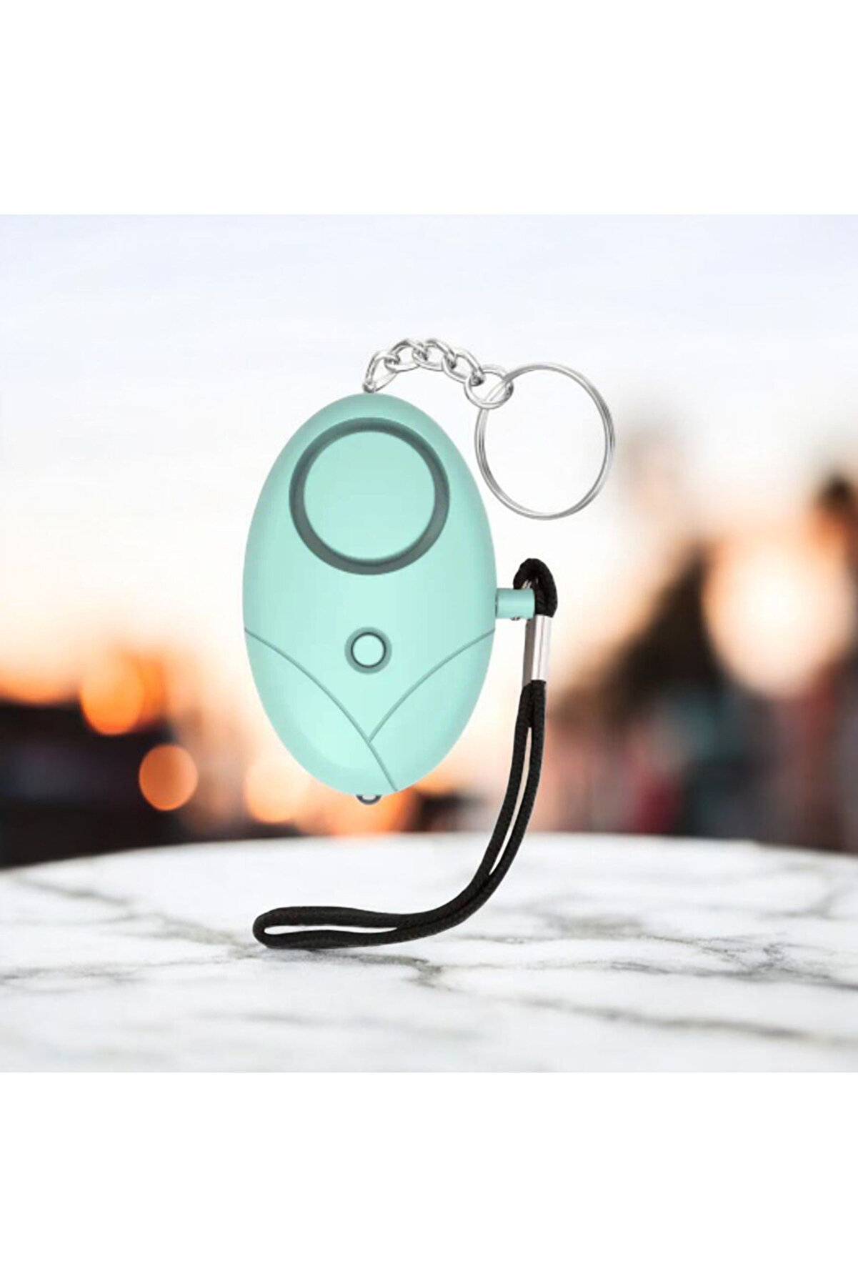 ORGANICYOU JANKOU 130DB Sirenli Kişisel Güvenlik Alarmı - LED Işıklı Anahtarlık