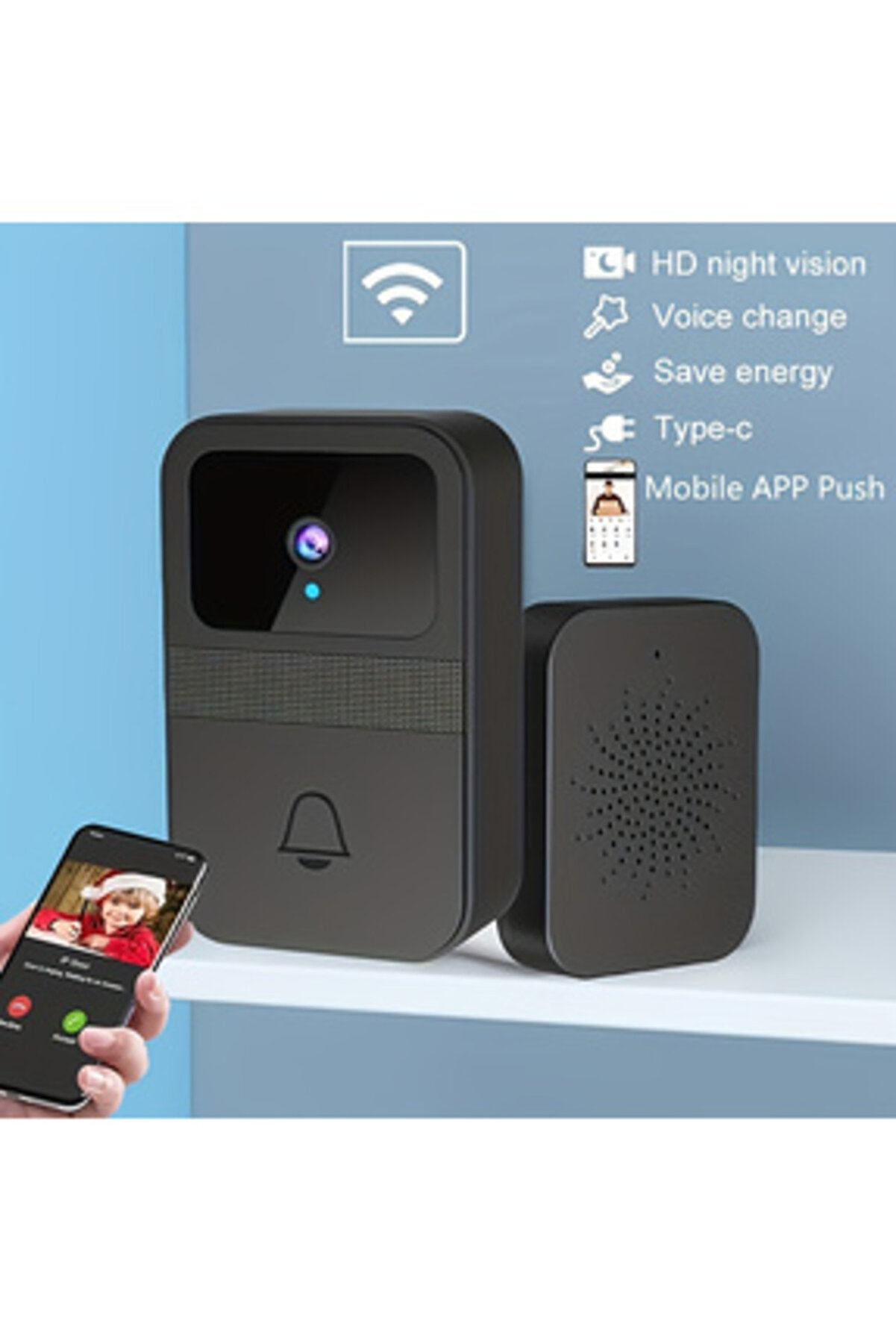 ErCorp D9 Kameralı Wifi Kapı Zili - Güvenli Eviniz İçin En İyi Çözüm