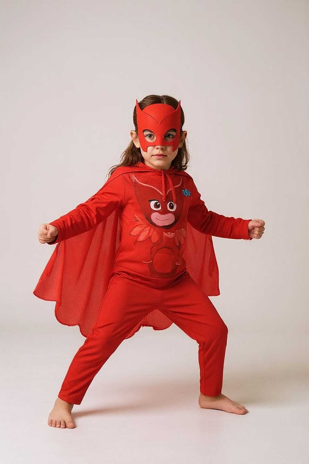 Gadget Gear Süper Kahraman Kostüm - Baykuş Kız Çocuk Kostümü