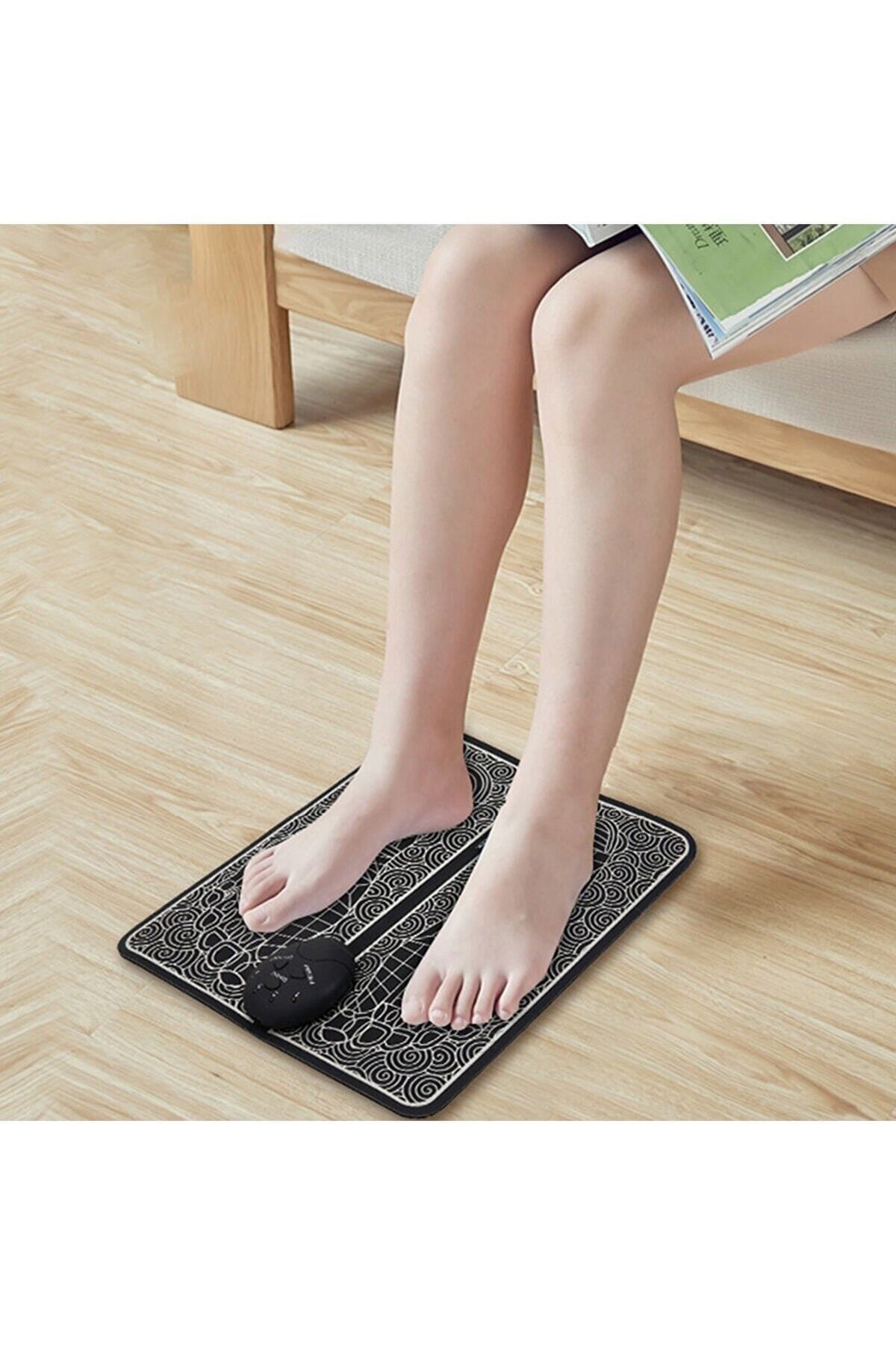 Byanes Elektrikli Ayak Stimülasyon Masaj Pedi Katlanır Taşınabilir Tam Otomatik Ems Vücut Makinesi