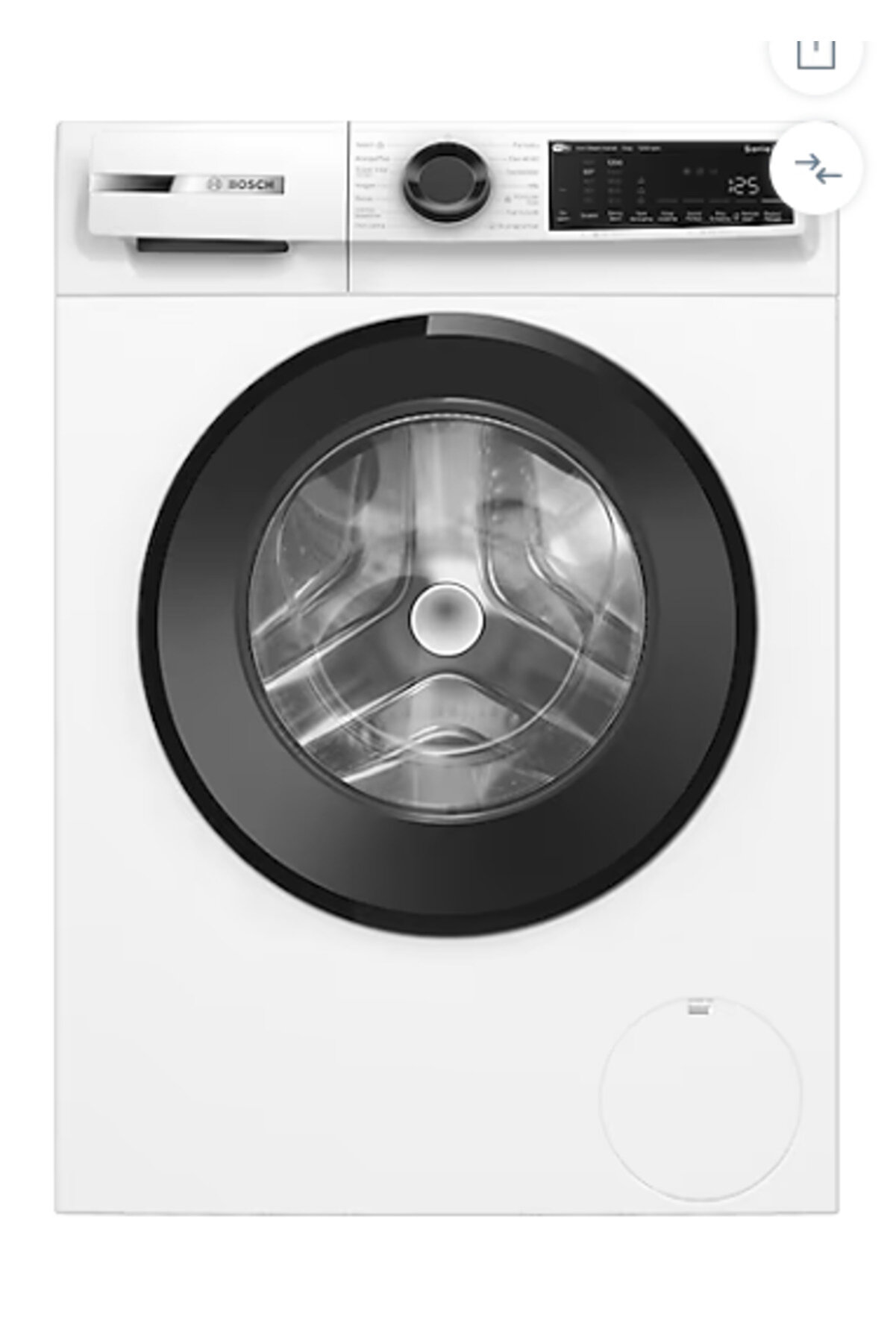 WGK242Z0TR 9 Kg 1200 Devir Serie 6 Beyaz Çamaşır Makinesi