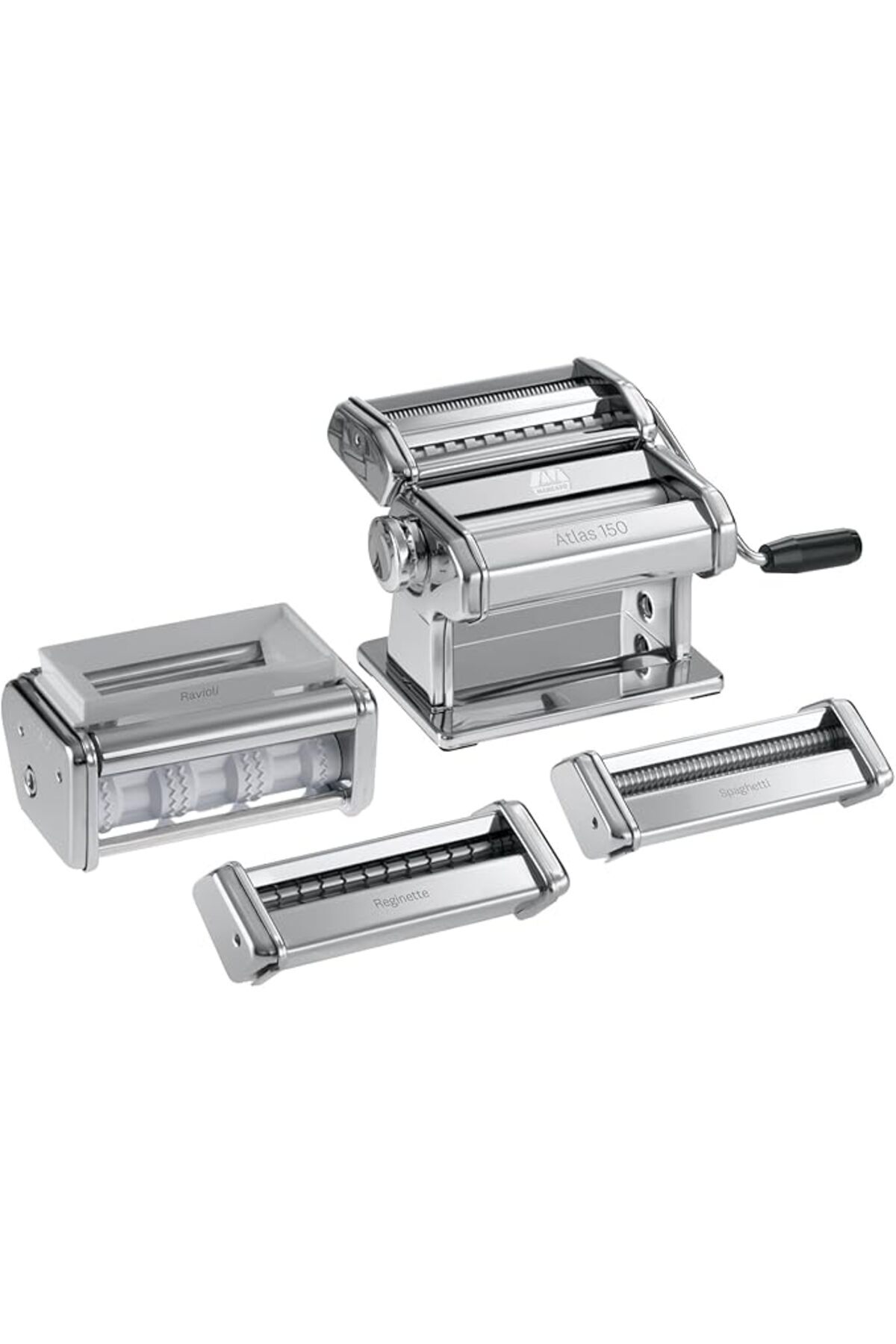 Multipast Set Makarna Makinesi, 20 x 20.7 x 15.5 cm, 6 Çeşit Makarna, Çelik