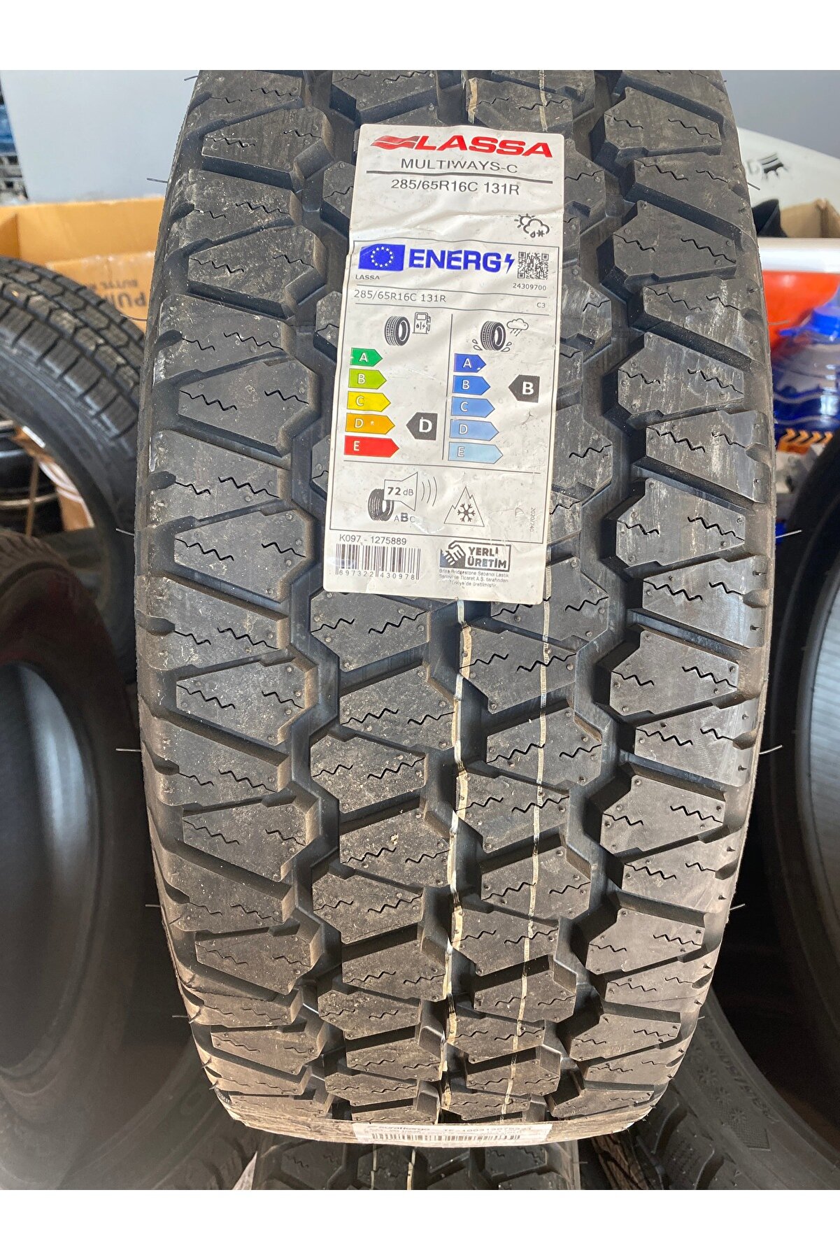 285/65R16C 131R MULTİWAYS-C ÜRETİN 2025 4 MEVSİM YÜK LASTİĞİ