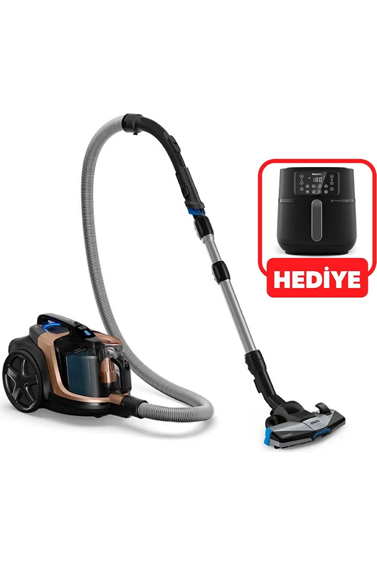 Maraton Ultimate Power Torbasız Süpürge XXL Airfry Hediyeli