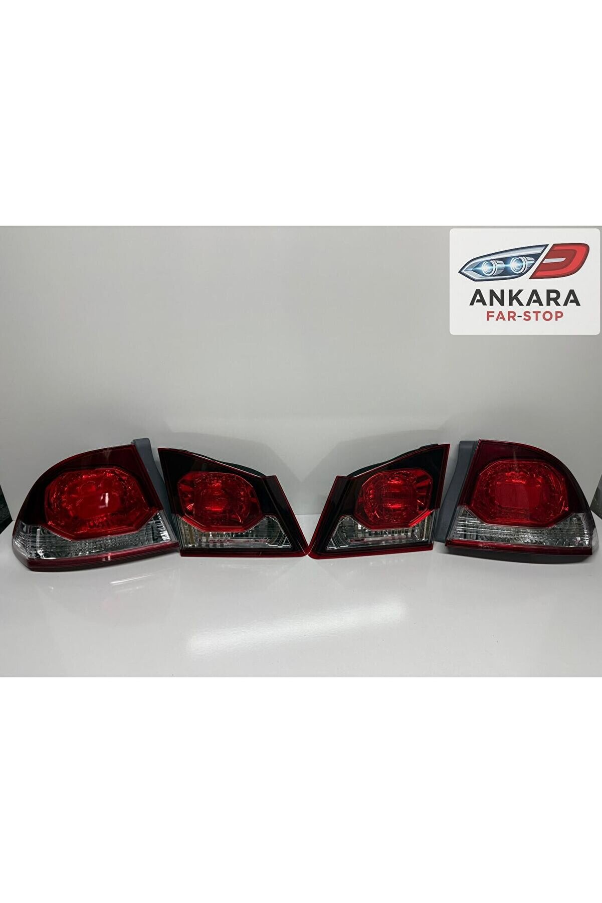 HONDA CİVİC FD6 2009 - 2012 STOP LAMBASI SAĞ - SOL İÇ VE DIŞ TAKIM (TOPLAM 4 ADET STOP)