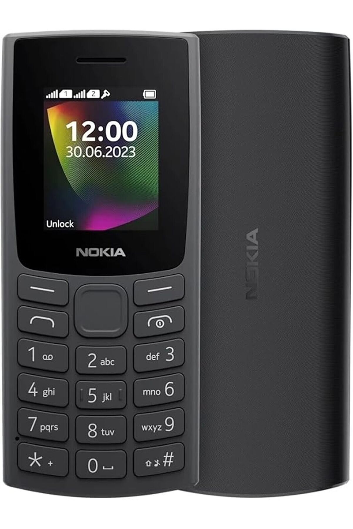 N106 2023 Tuşlu Cep Telefonu Siyah (Türkiye Resmi Distribütör Garantili)