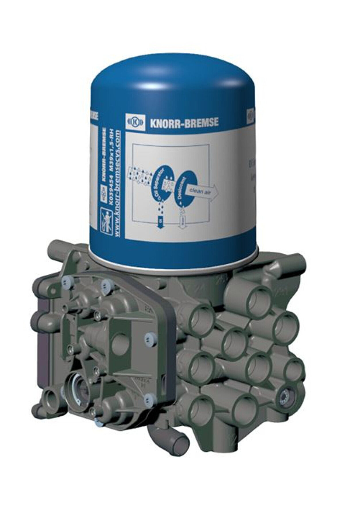 Renault Truck Hava Kurutucu Komple Renault Premium 430 440 450 460 DXI (el1100- El1101) - Knorr K226