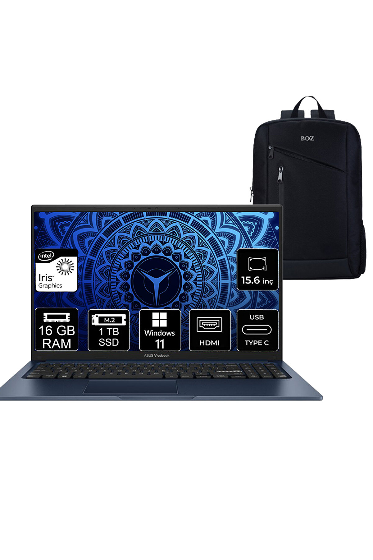 Vivobook 15 Intel Core i3 1315U 16GB 1 TB SSD Windows 11 15.6