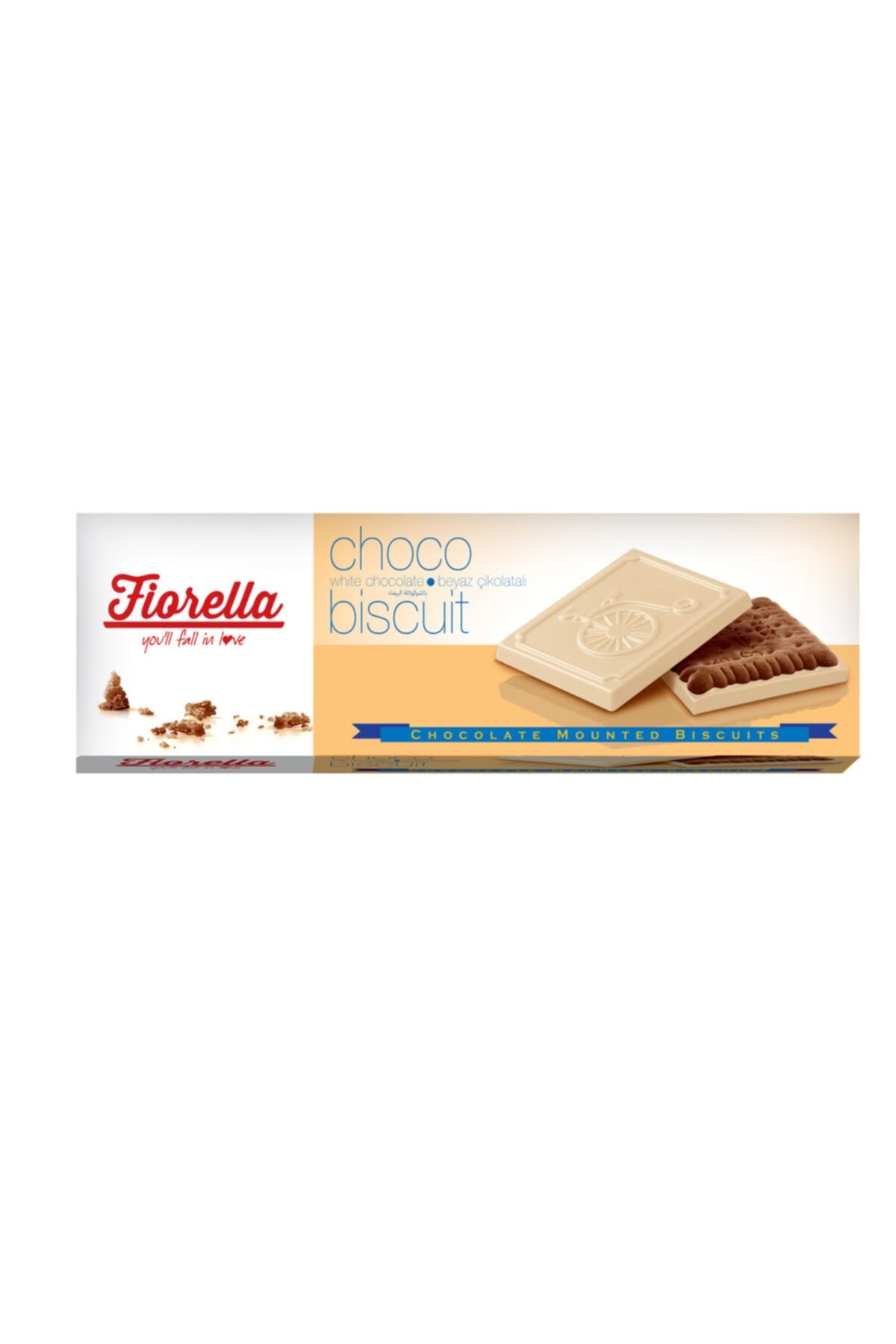 FIORELLA Chocobiscuit Beyaz Çikolatalı Kakaolu Bisküvi 102 Gr. 1 Adet