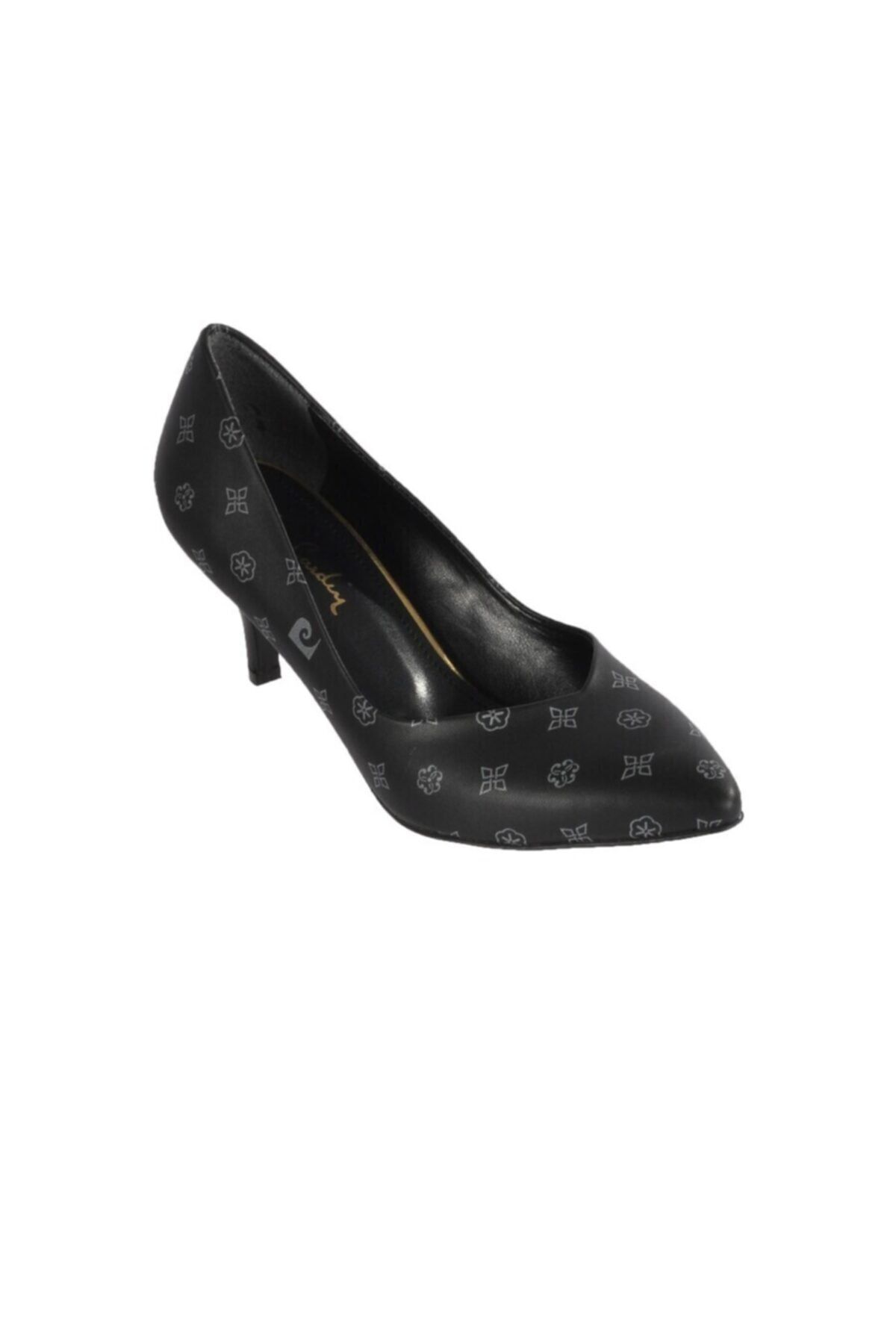 Pierre Cardin Pc Siyah Gri Kadın Topuklu Ayakkabı