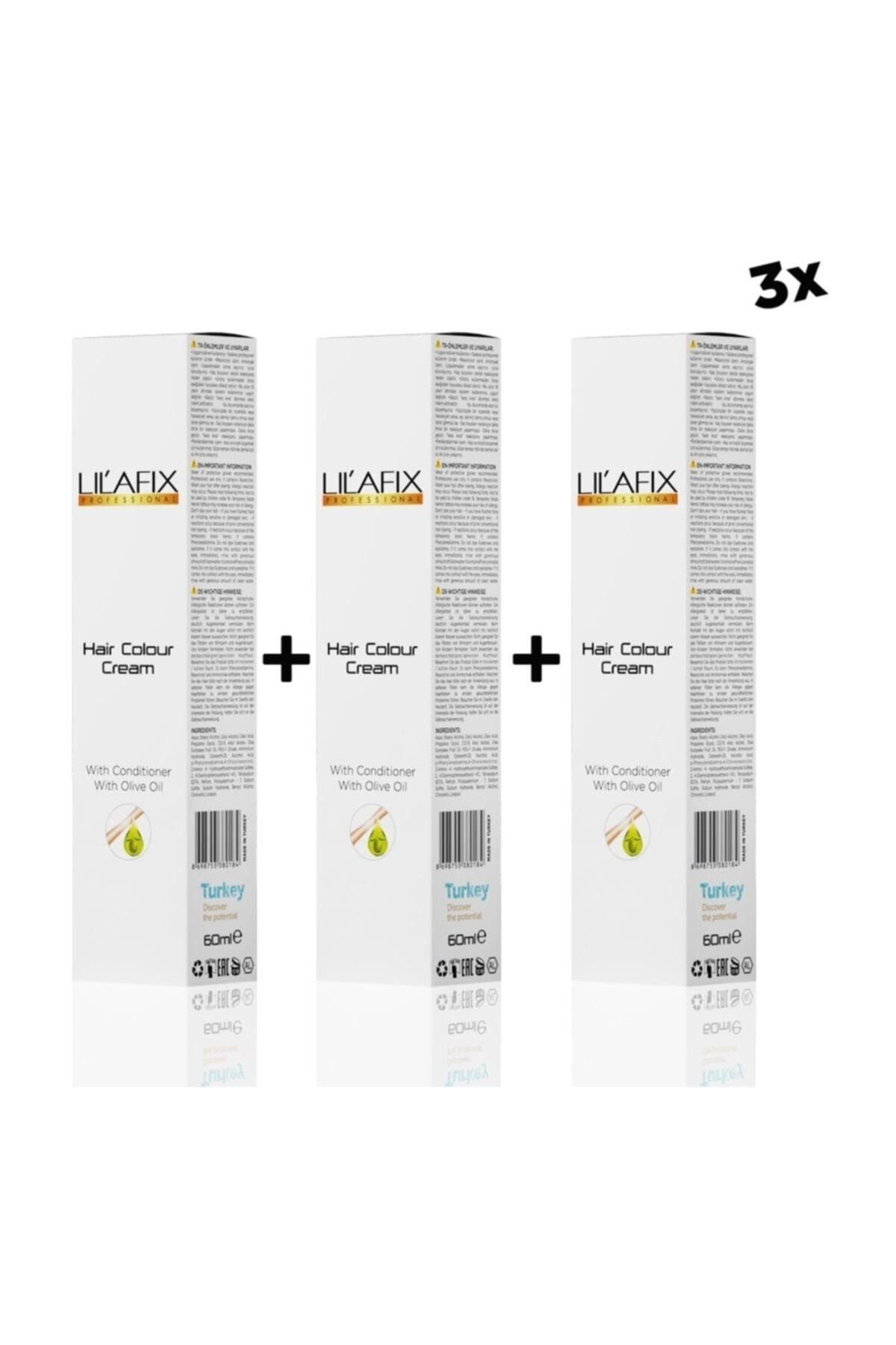 Lilafix 3.0 Koyu Kahve 3'lü Krem Tüp Boya - 60 ml