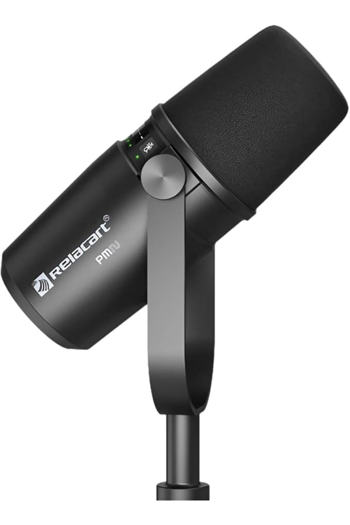 PM2 Black | Kardioid Dinamik Podcast Mikrofonu | USB-C _64 XLR (PC | Mac | iOS | Android Uyumlu)