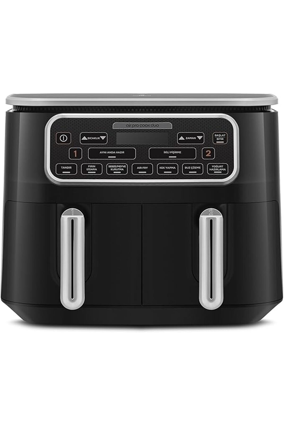 AIR PRO COOK DUO TANDIR XXXL 8 LT AIRFRYER B. SILVER