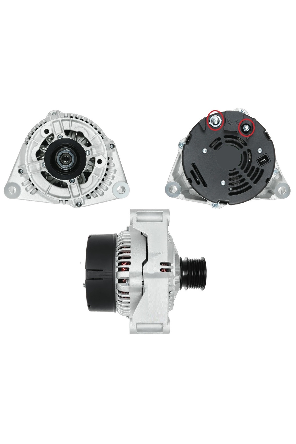 1986A00813-BOSCH 90A Uyumlu 2KULAK ALTERNATÖR ŞARJ DİNAMOSU MERCEDES C180-C200-E200-E220  1.6İ
