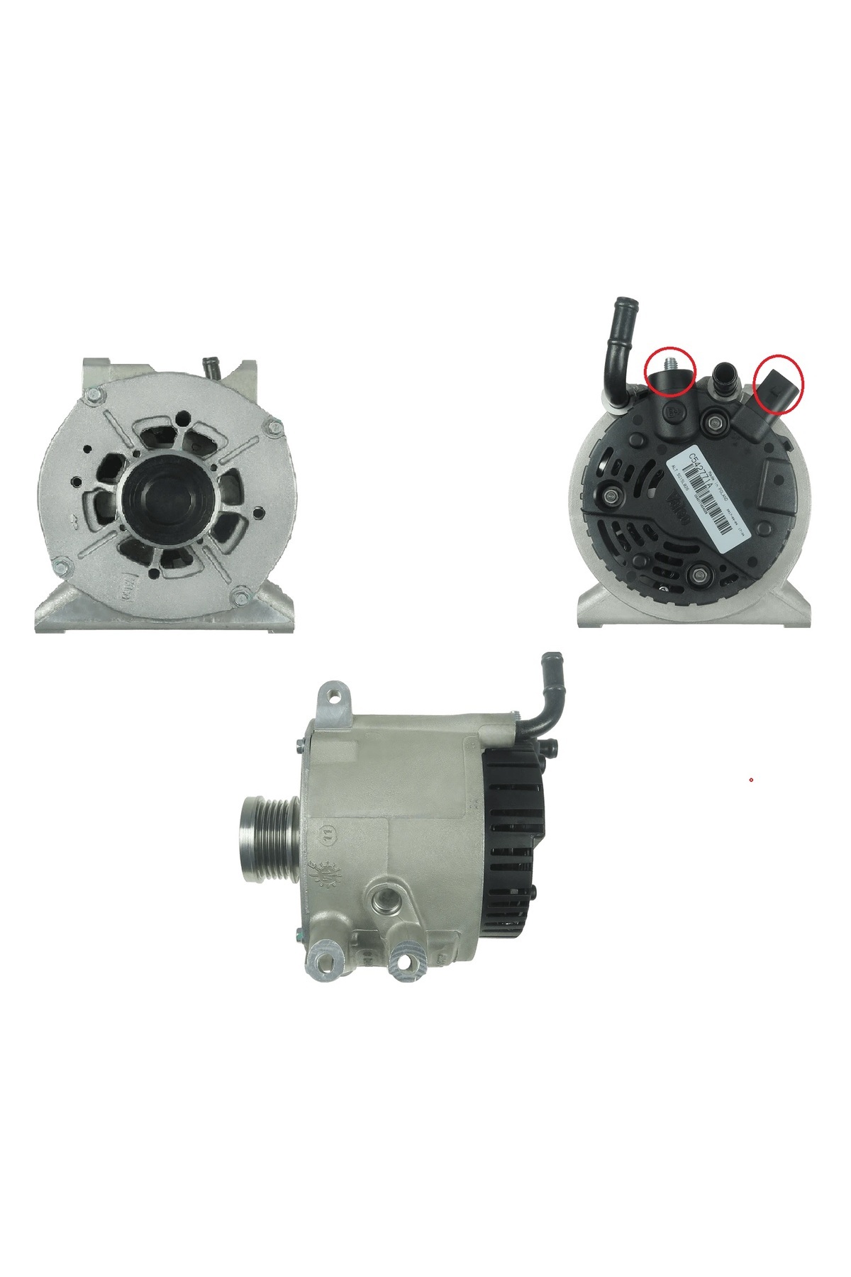 439455-VALEO 150A 3KULAK SU SOĞUTMALI ALTERNATÖR ŞARJ DİNAMOSU MERCEDES A160-VANEO 1.7D ARAÇLARINA