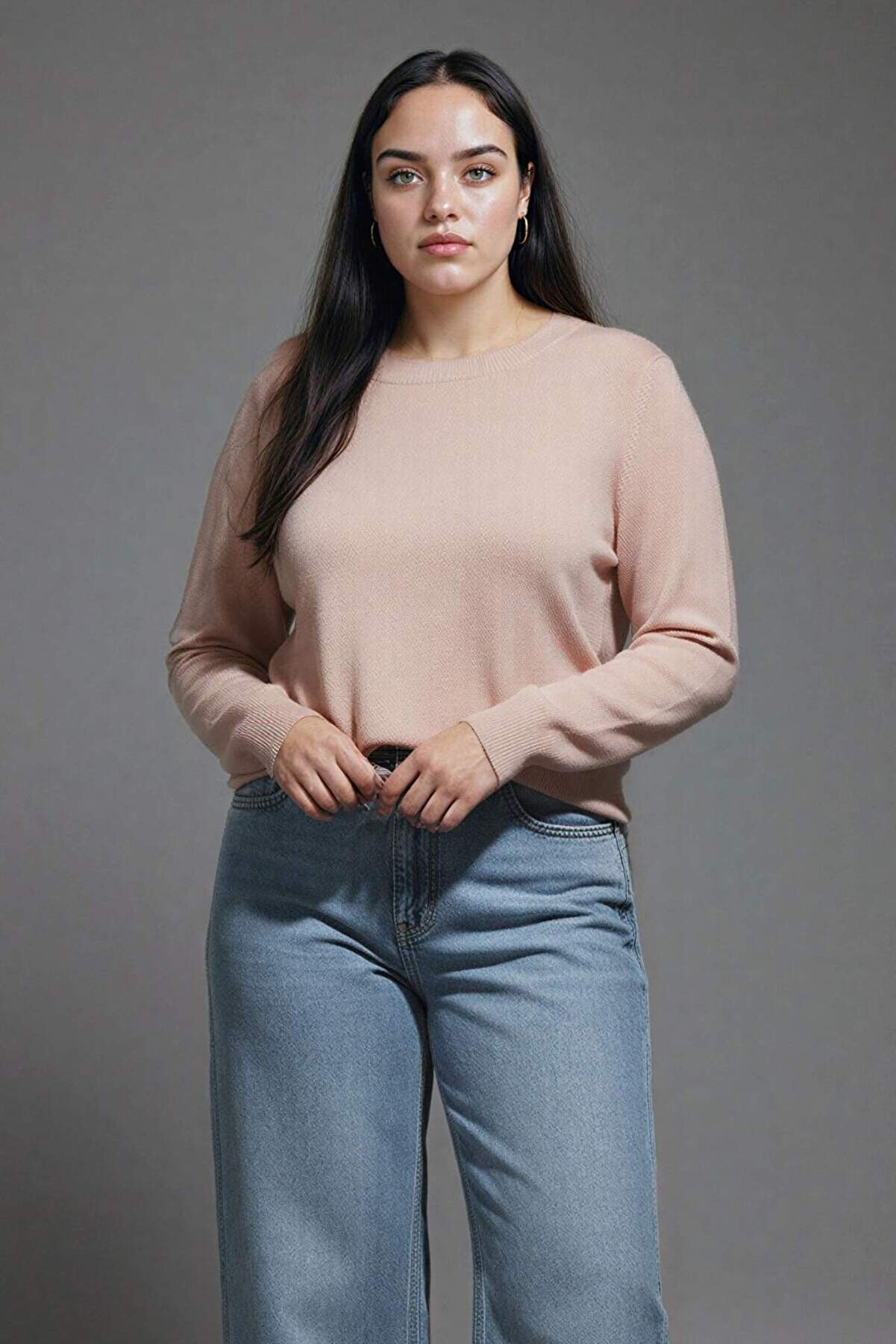 Defacto Kadın Regular Fit Bisiklet Yaka Triko Kazak F7091AZ25WN - ₺399.99