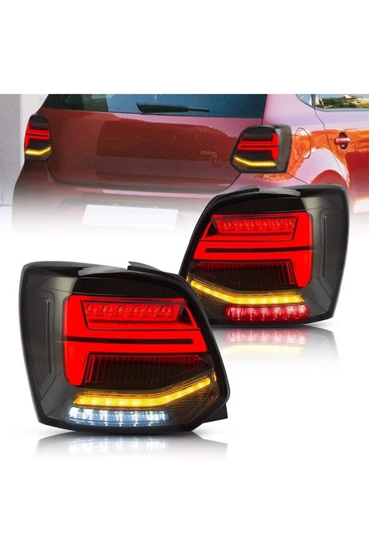 Vw polo 6r 6c stop lambası ledli smoke q2 dizayn 2009 / 2018