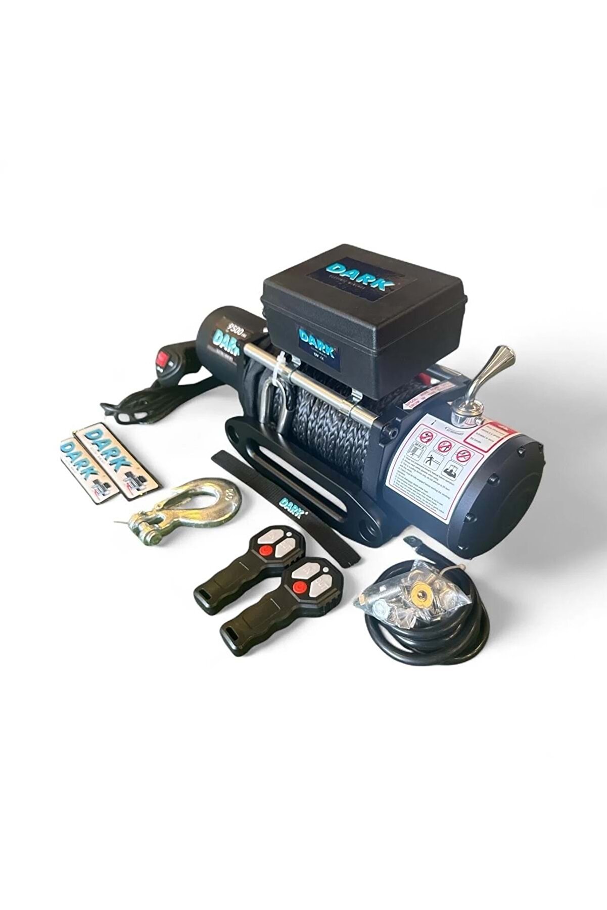 VİNÇ 9500LB SENTETİK HALATLI 12V VİNÇ