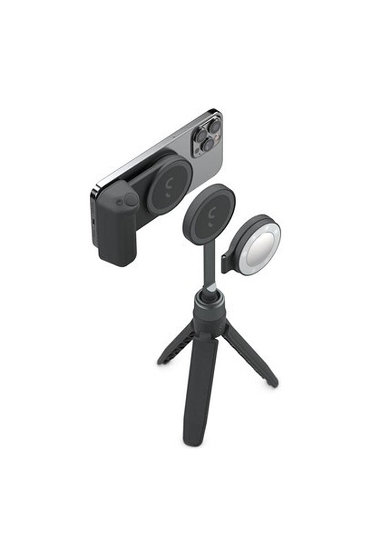 Snapgrip Creator Kit - Snapgrip, Snaplight, Snappod ve Taşıma Çantası Içerir - Manyetik Montaj Her T