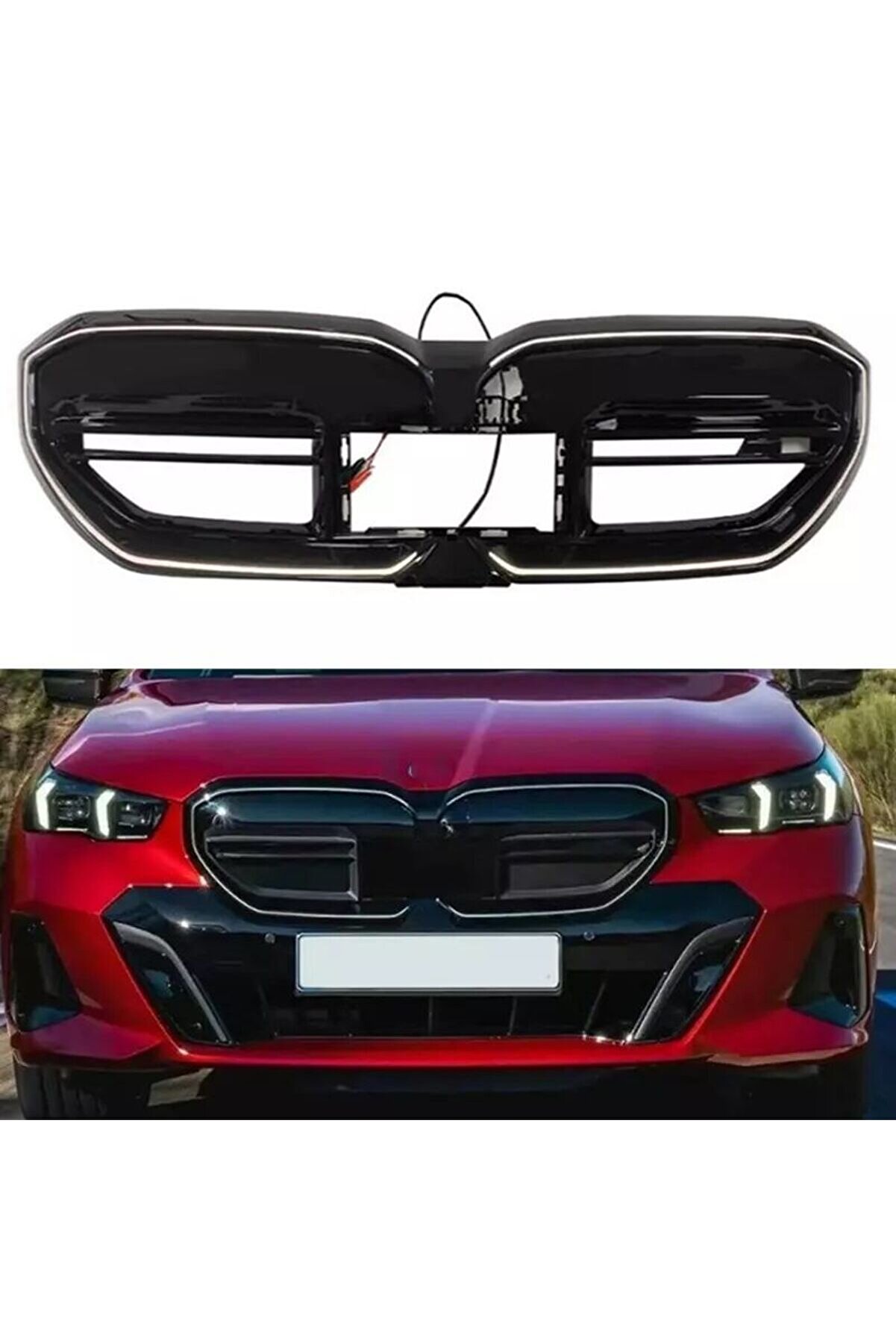 Bmw g60 m60 ön böbrek panjur ızgara ledli m 2024132