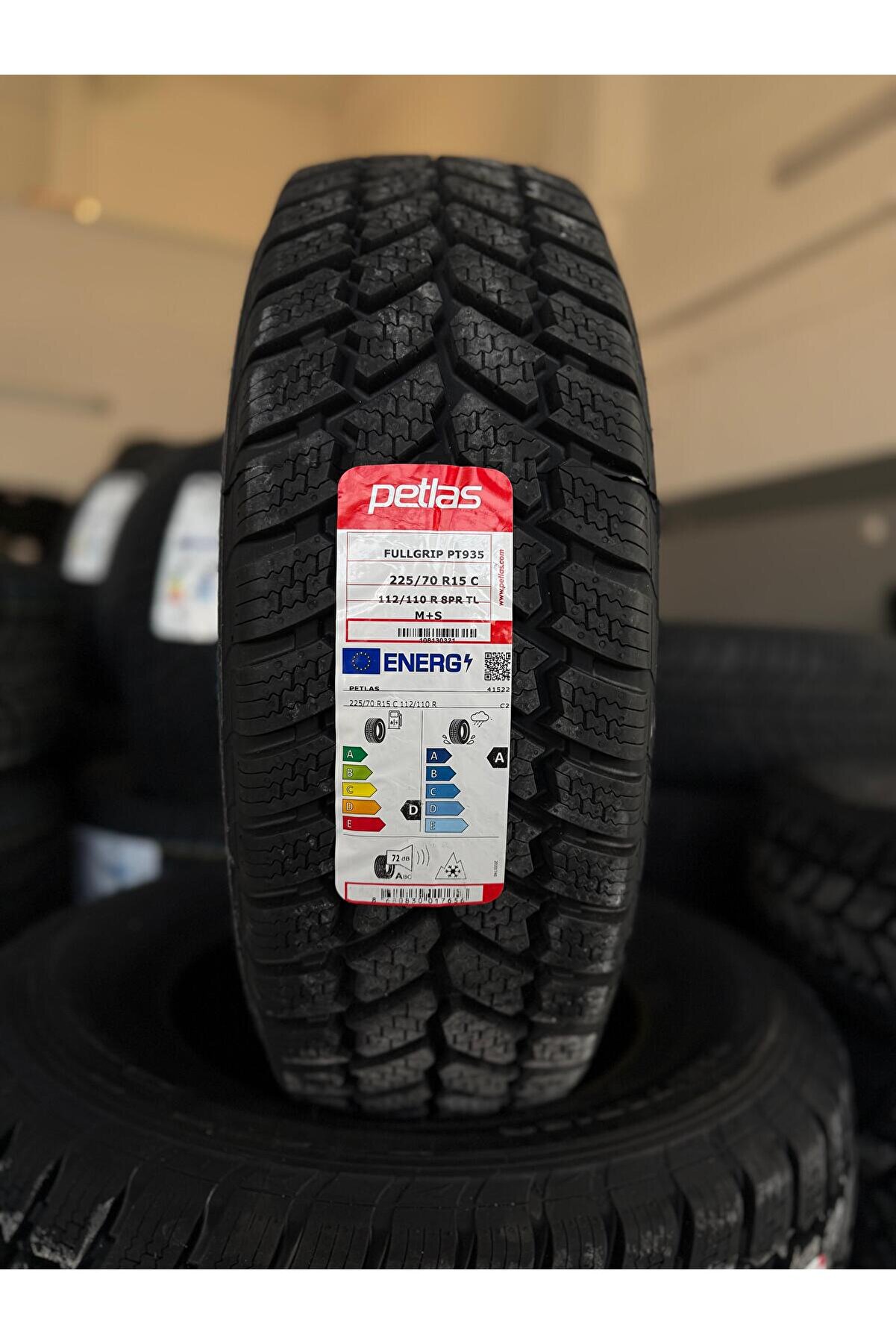 225/70R15C 112/110R 8PR FULLGRIP PT935 KIŞ LASTİĞİ-8 KAT- 2025 TARİHLİ