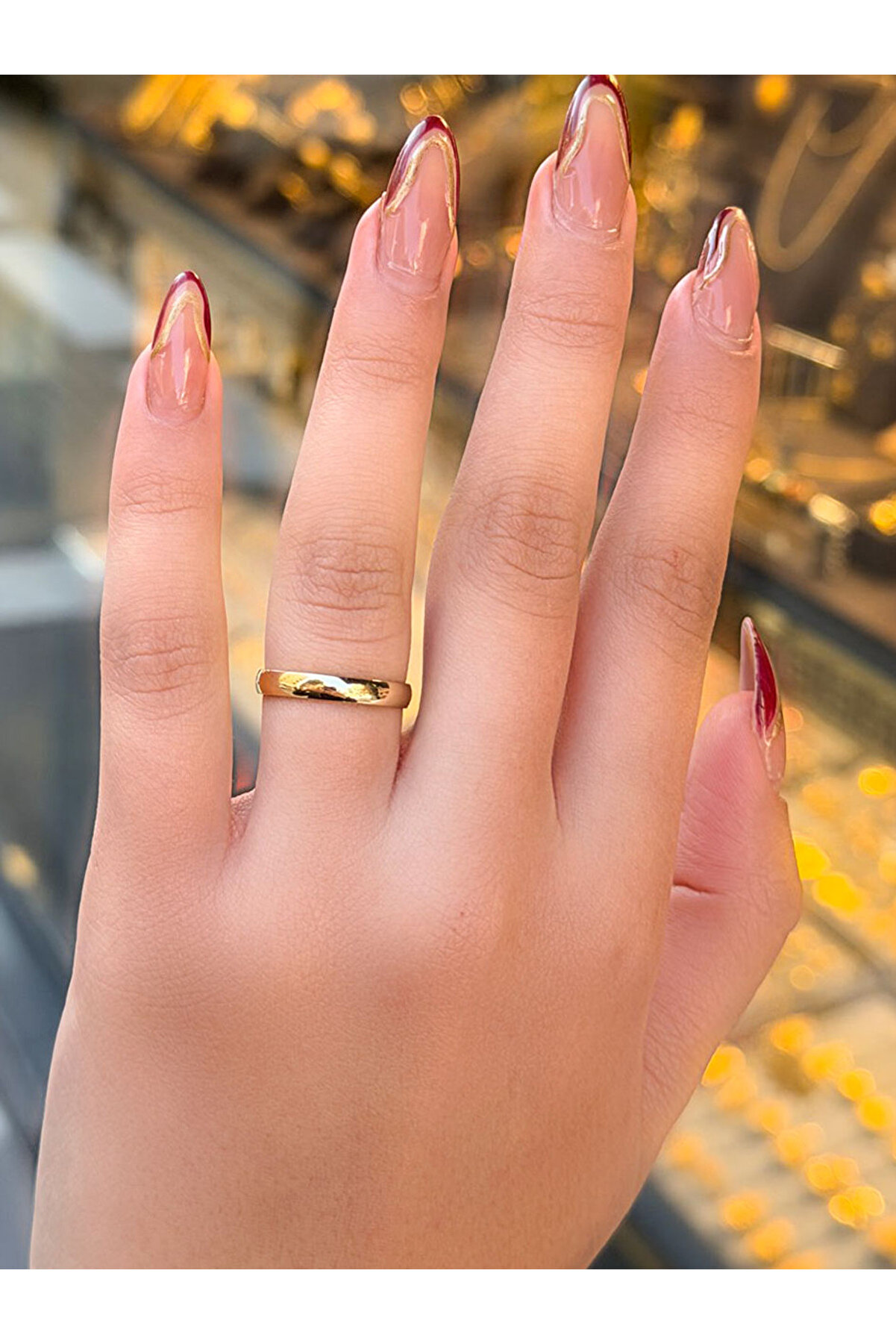 Uzundağ Kuyumculuk 14 Ayar Altın 3 Mm Alyans Yüzük
