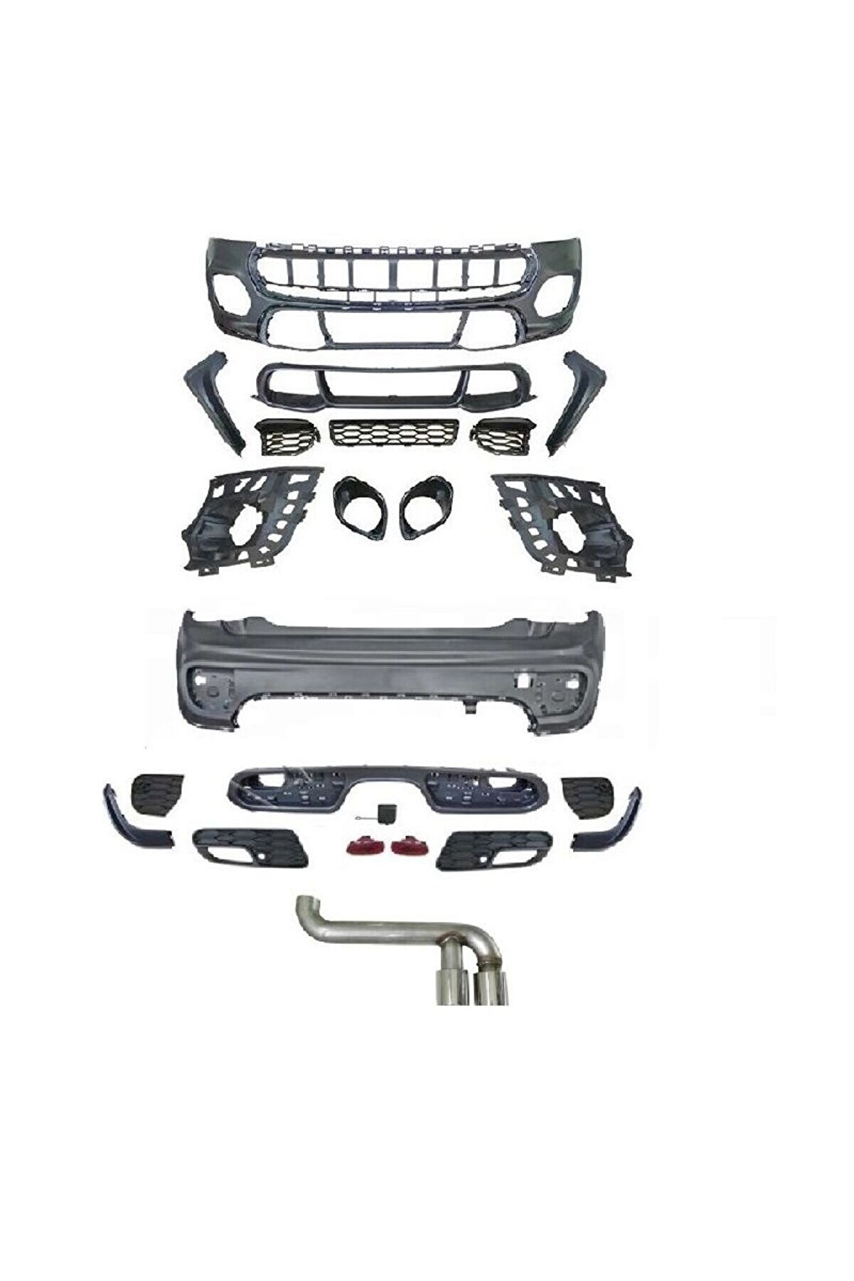 Mini cooper f55 jcw body kit tampon seti 2014150 4kapı