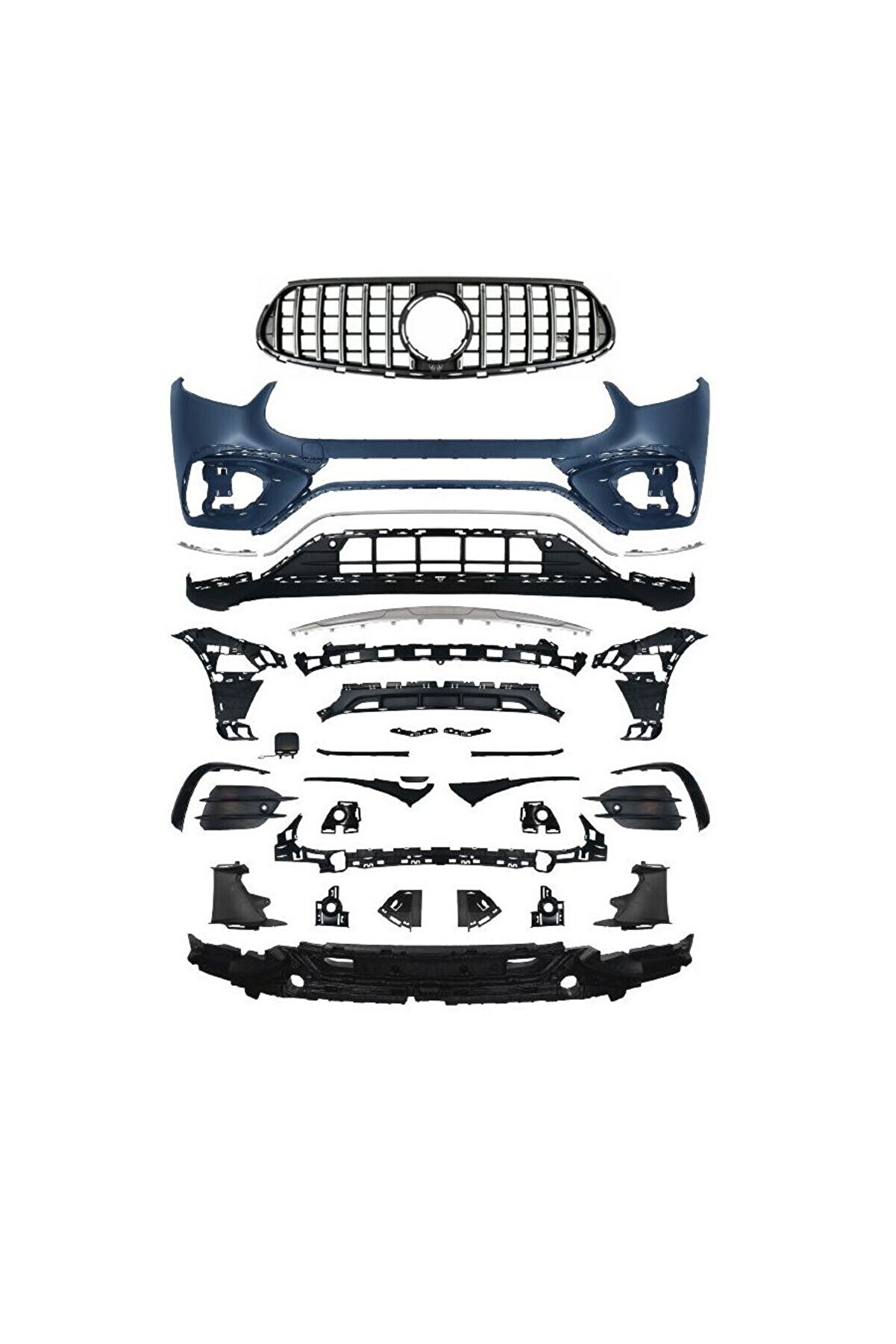 Mercedes glc w254 glc63 ön tampon ve panjur seti