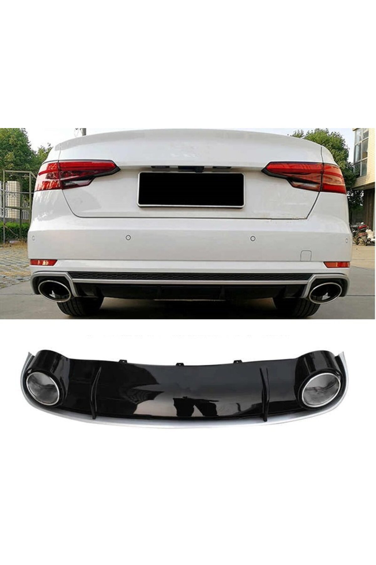 AUTOGP Audi a4 RS4 arka tampon difüzörü komple sedan 201645 b9