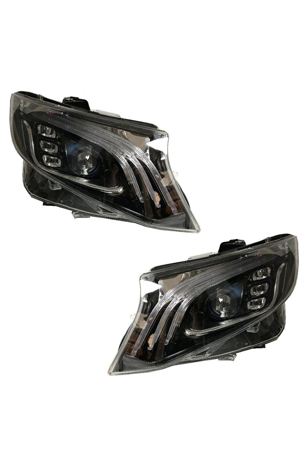 Mercedes vito w447 maybach ön far lambası seti